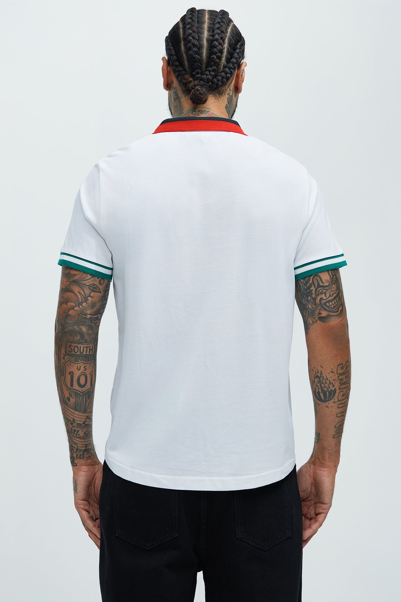 Brandon Short Sleeve Polo Shirt - White