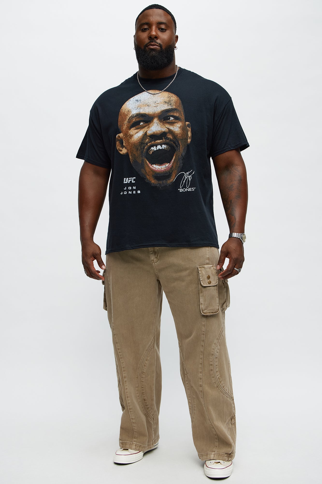 UFC Jon Bones Jones Short Sleeve Tee - Black