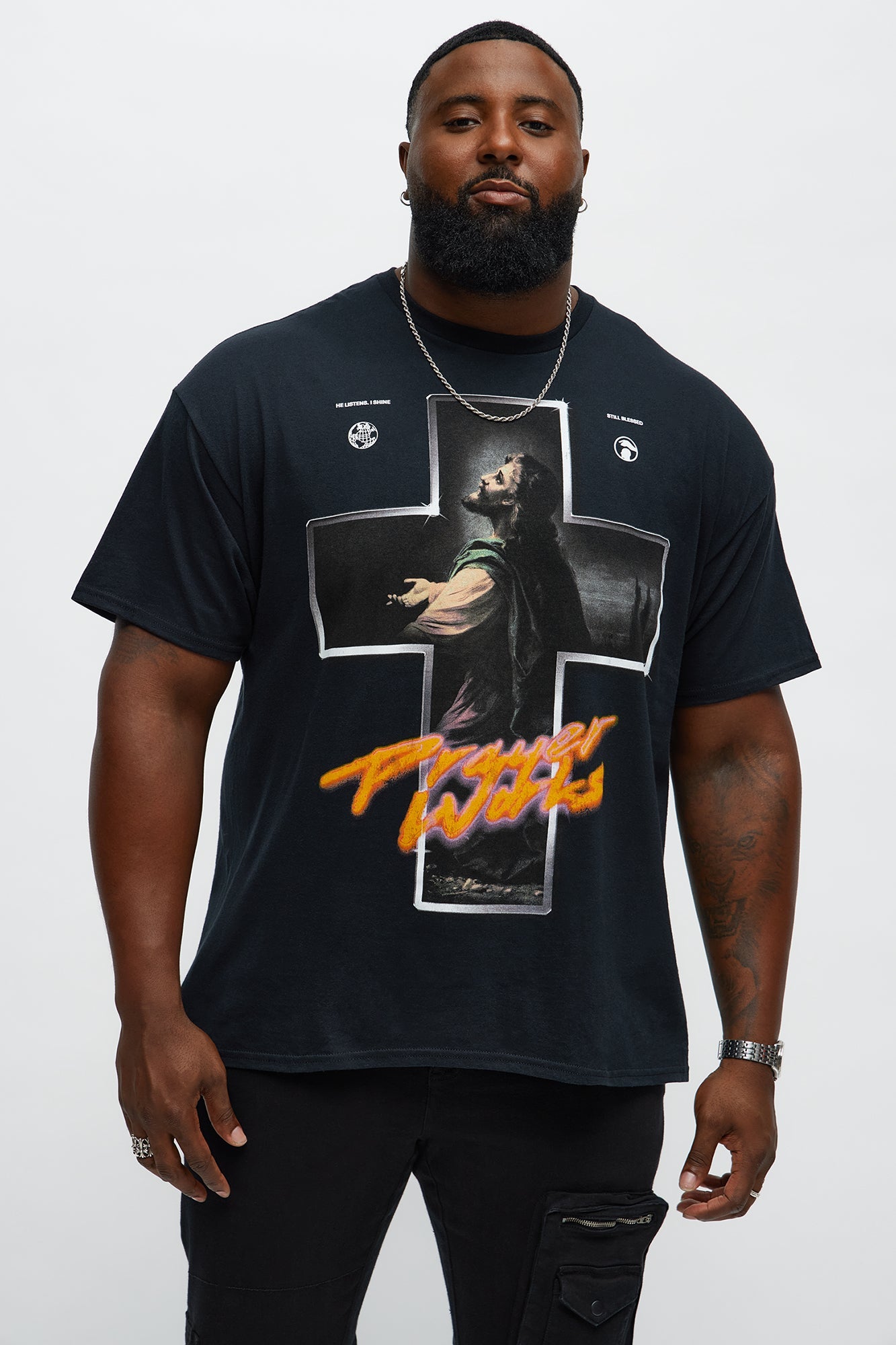 Prayers Works Short Sleeve Tee - Black