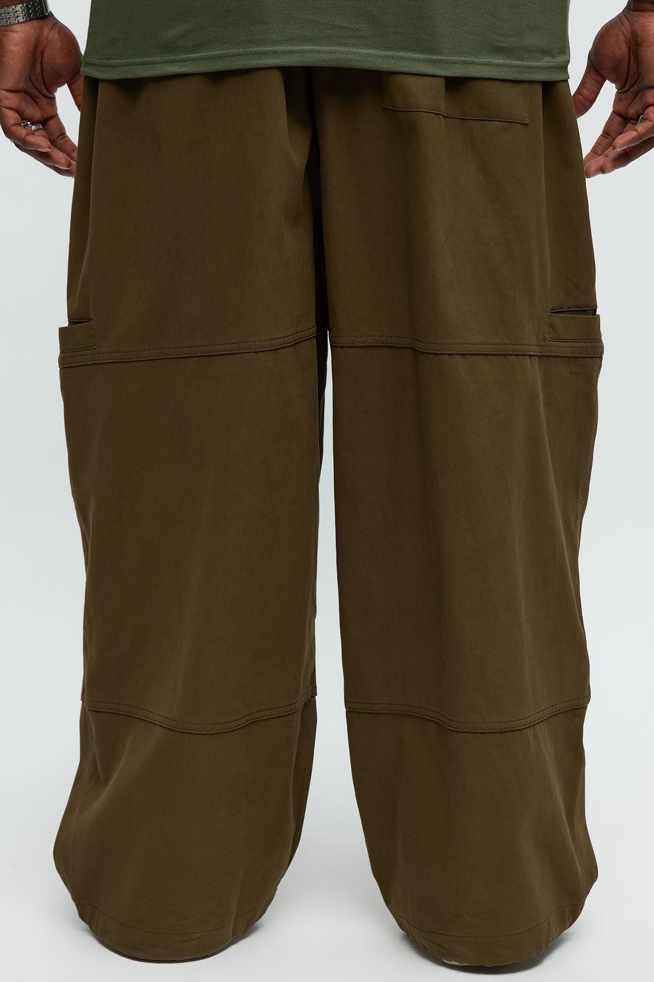 Baggy Damn Right Pants - Olive