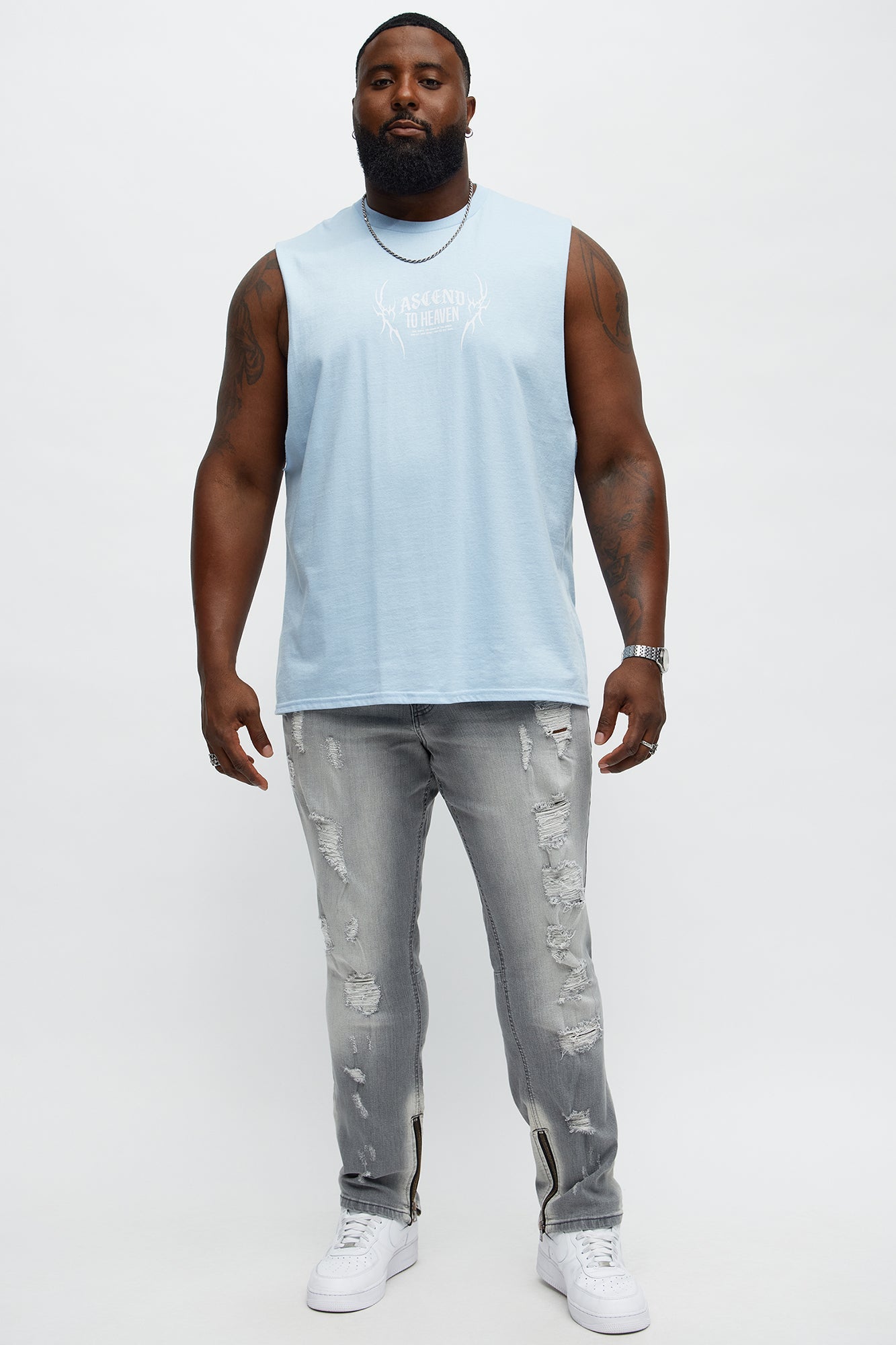 Stay Positive Skinny Jean - Grey