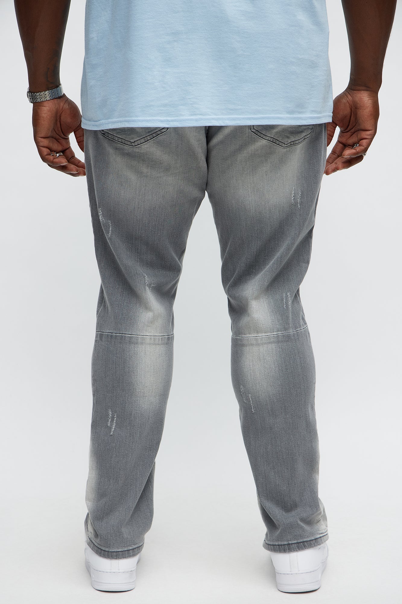 Stay Positive Skinny Jean - Grey