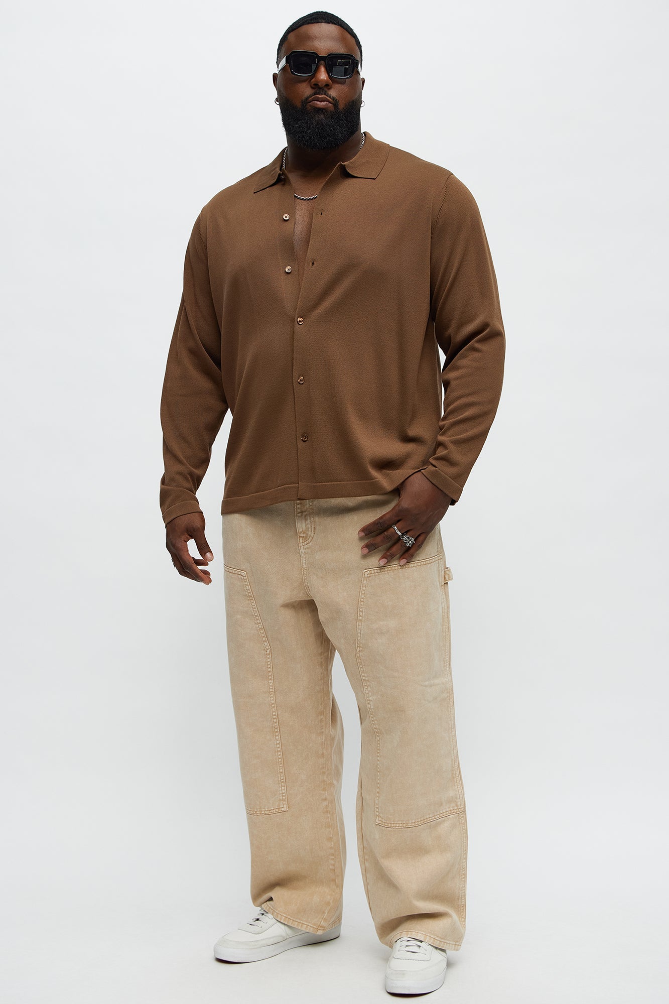 Lakewood Carpenter Baggy Jeans - Brown