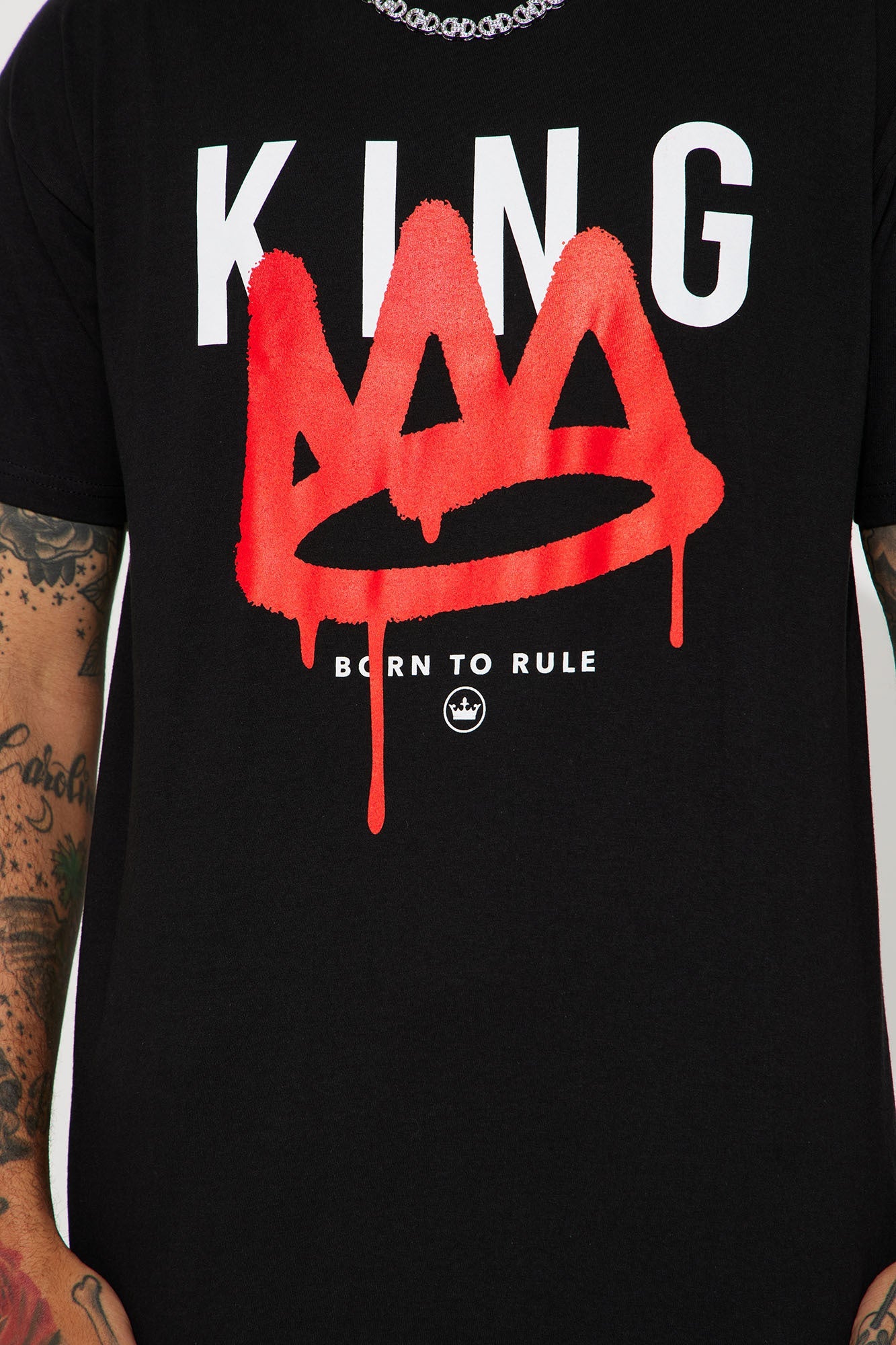 Born To Rule Short Sleeve Tee - Black