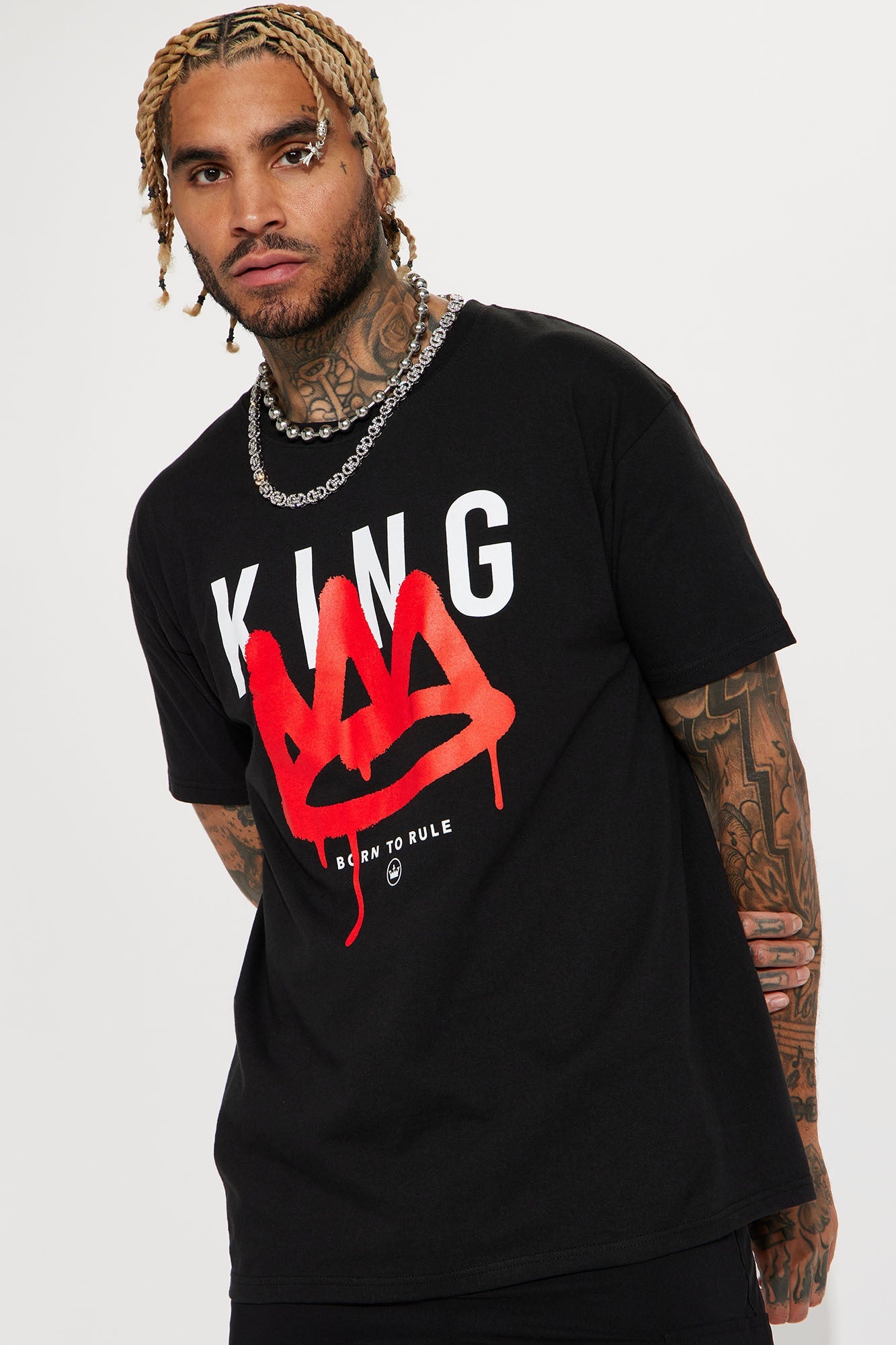 Born To Rule Short Sleeve Tee - Black