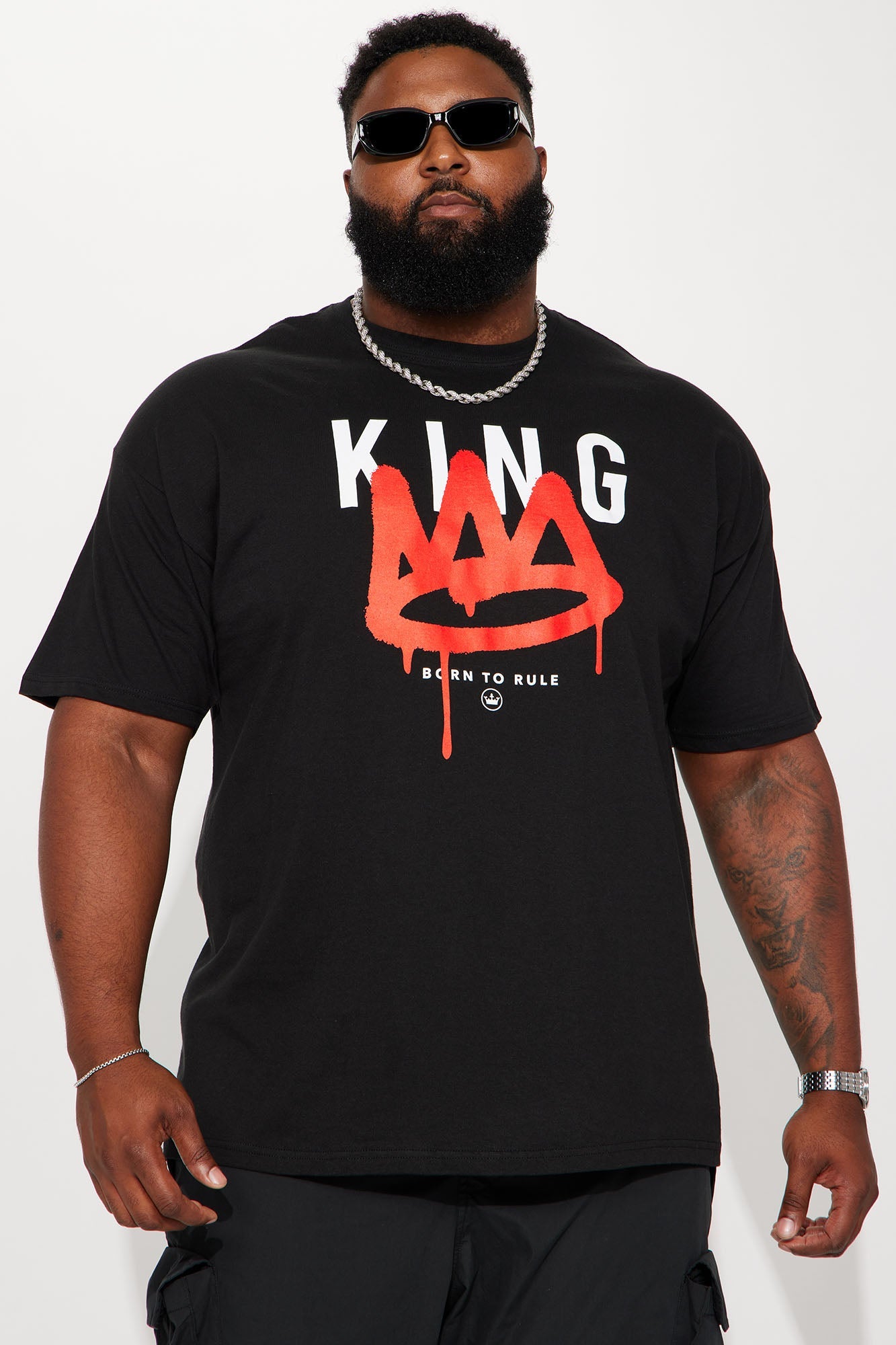 Born To Rule Short Sleeve Tee - Black