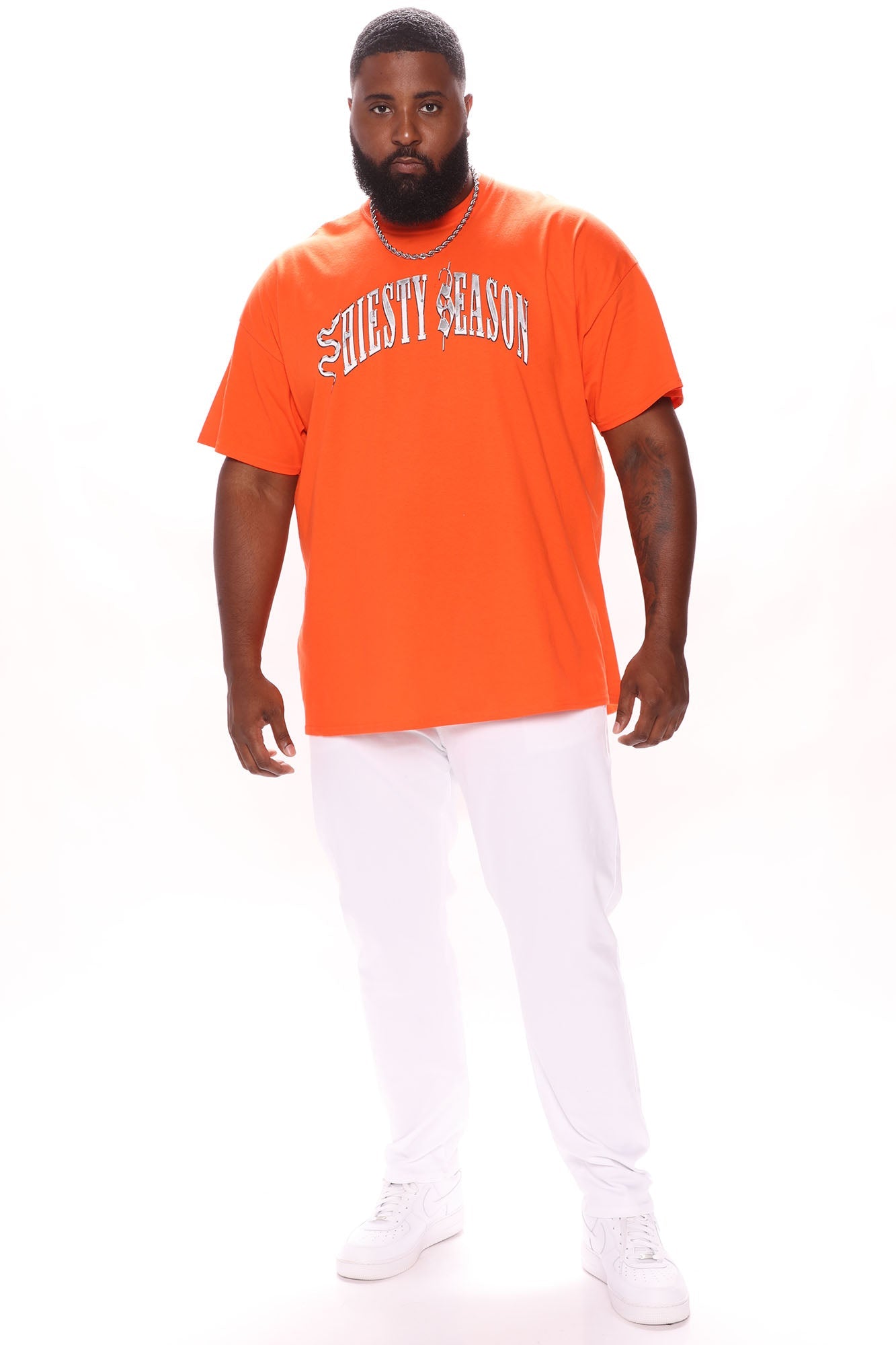 Mike Straight Taper Jeans - White