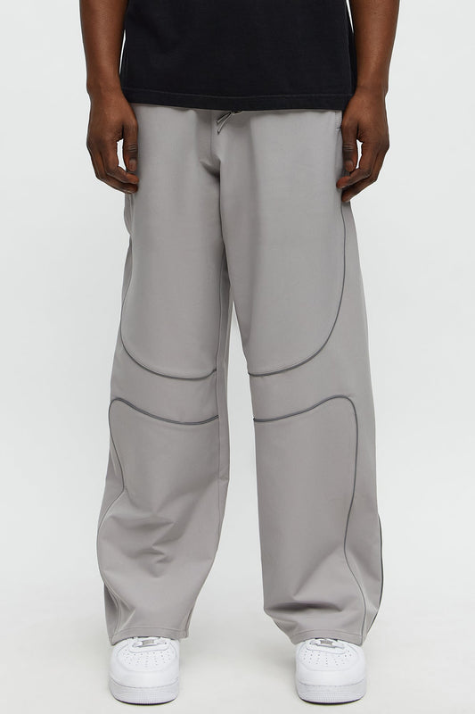 Baggy Calvin Reflective Pants - Grey