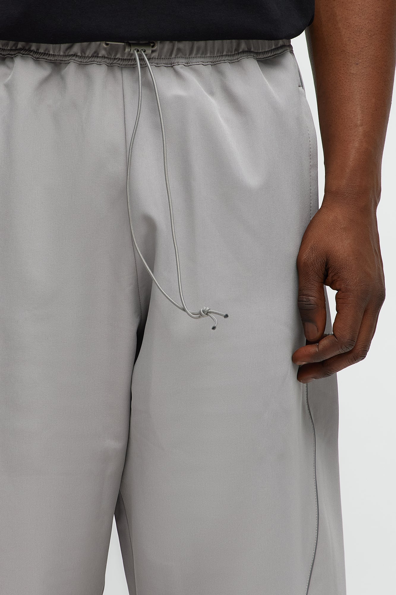 Baggy Calvin Reflective Pants - Grey