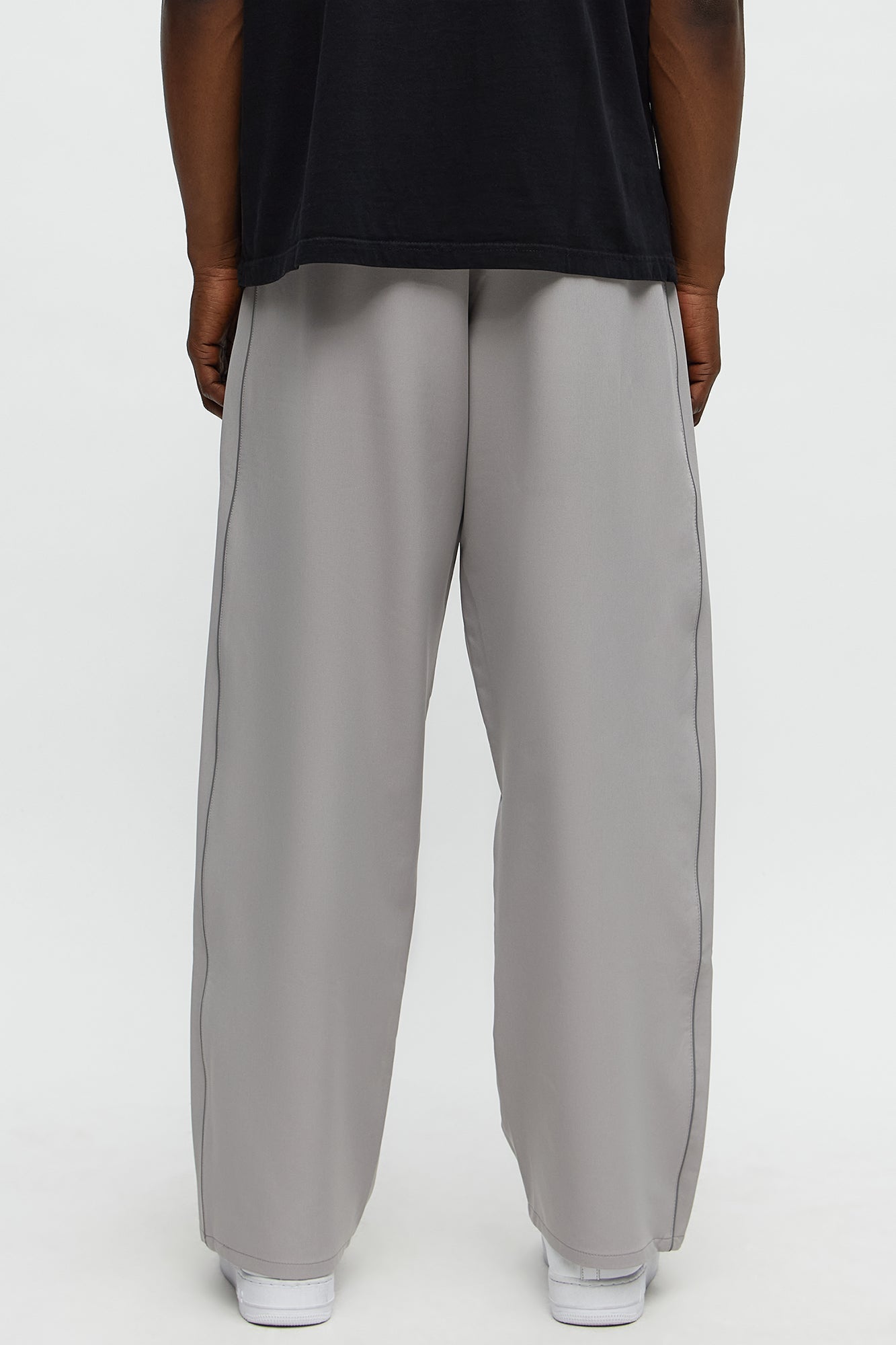 Baggy Calvin Reflective Pants - Grey