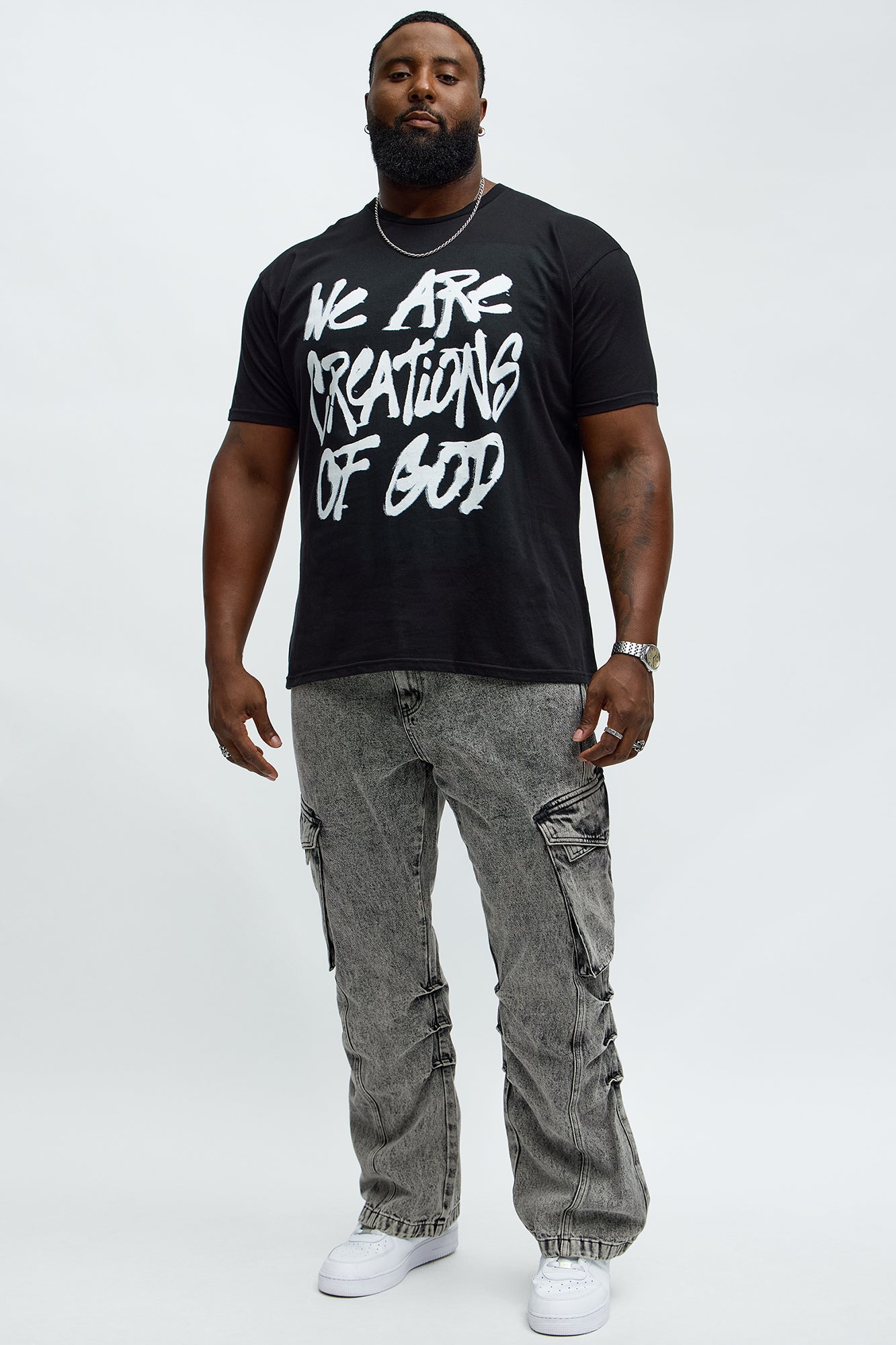 We Are Creations Of God Short Sleeve Tee - Black