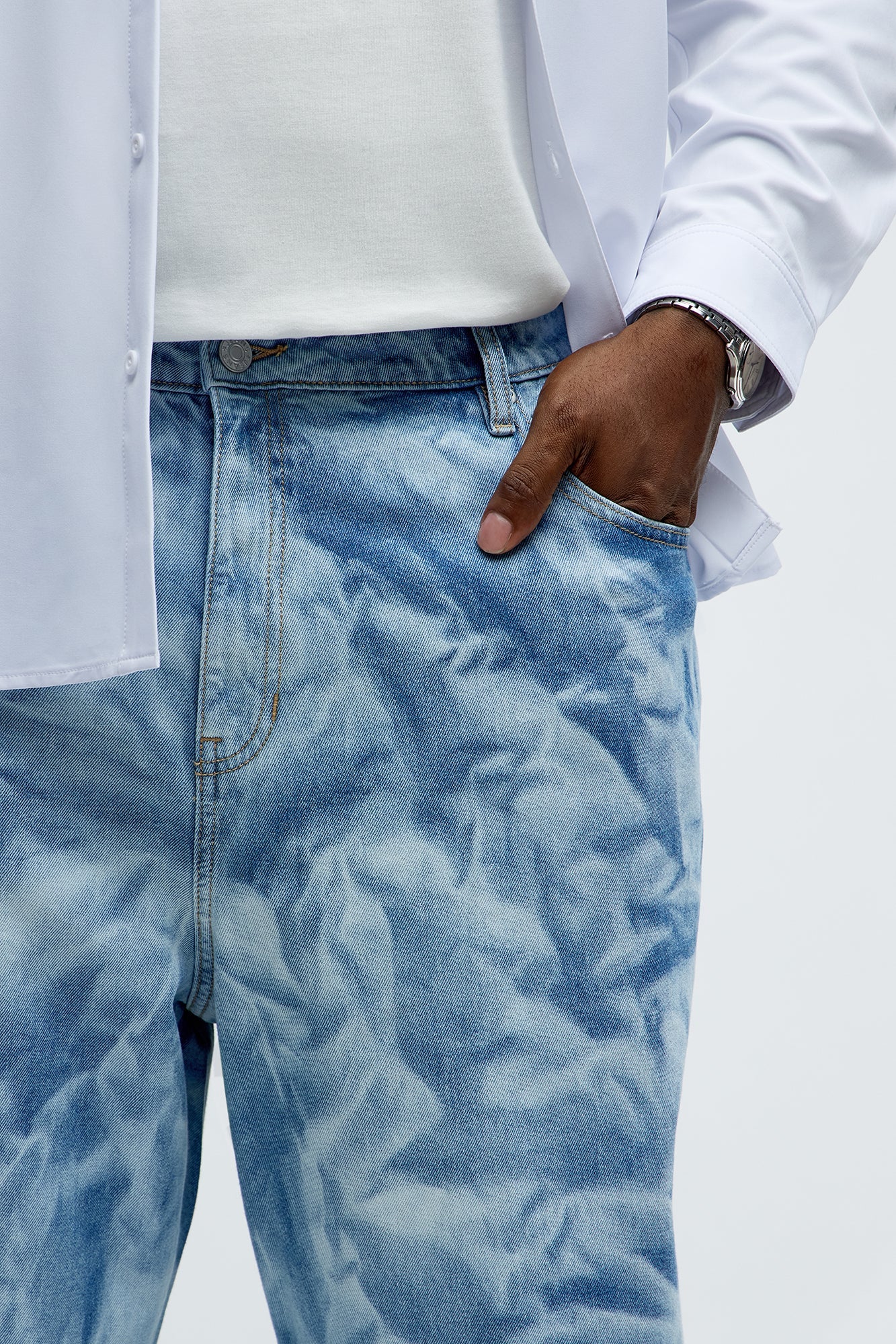 Baggy Get You There Jeans - Light Blue Wash