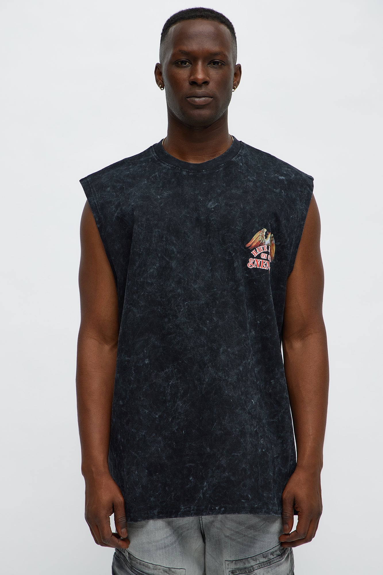 Built For Chaos Muscle Tee - Grey