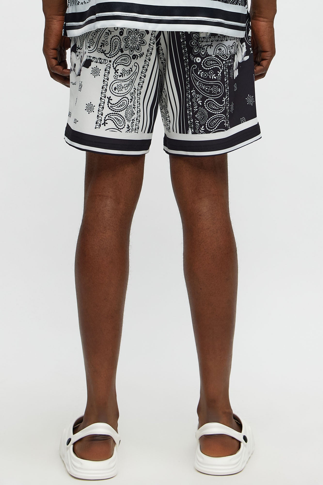 Paisley Drift Swim Classic Trunk - Black/combo