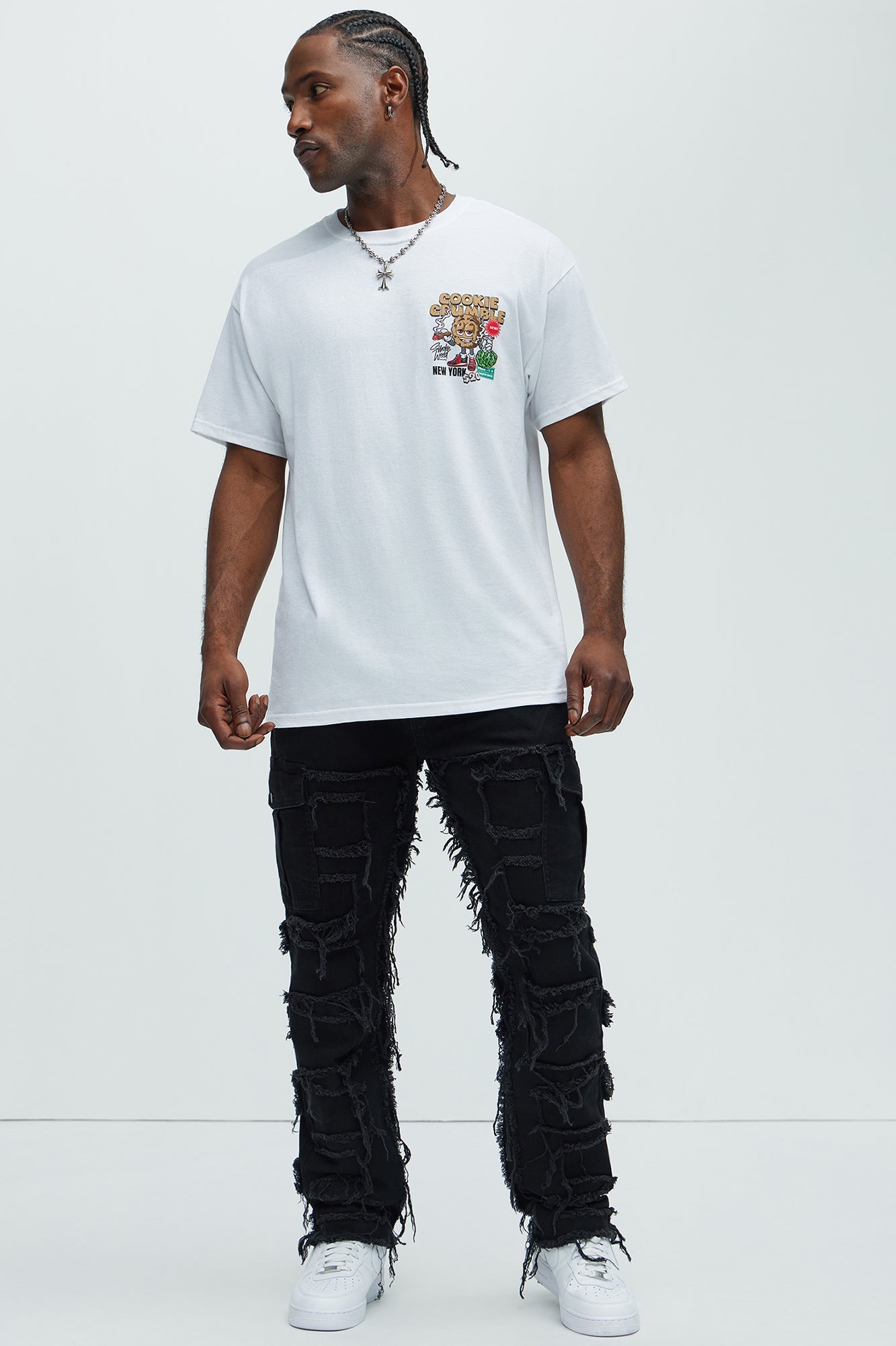 Cookie Crumble Short Sleeve Tee - White