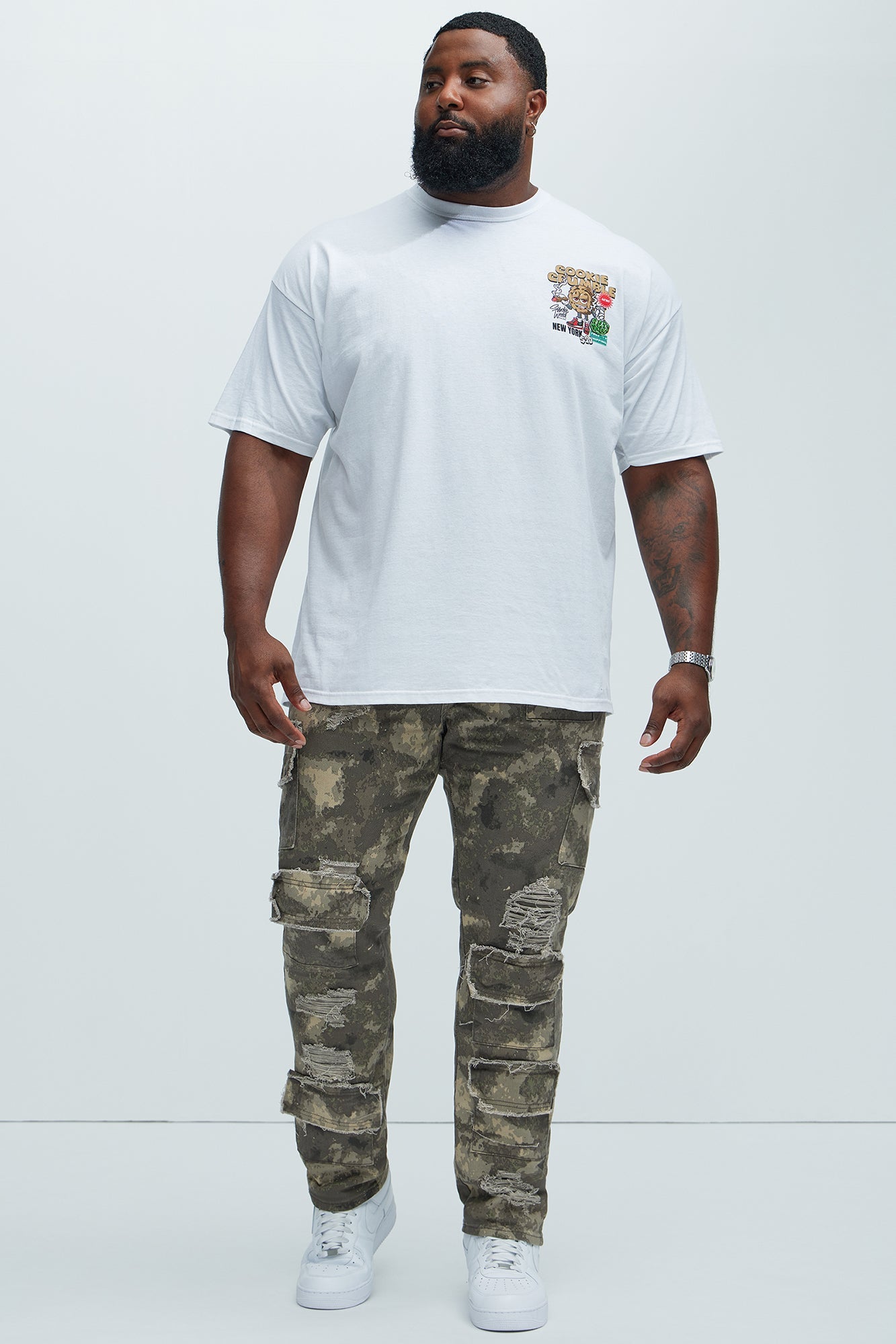 Cookie Crumble Short Sleeve Tee - White