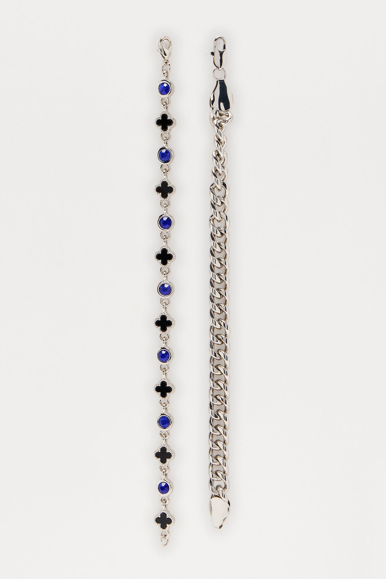 Stand Out Bracelet Set - Silver/Combo