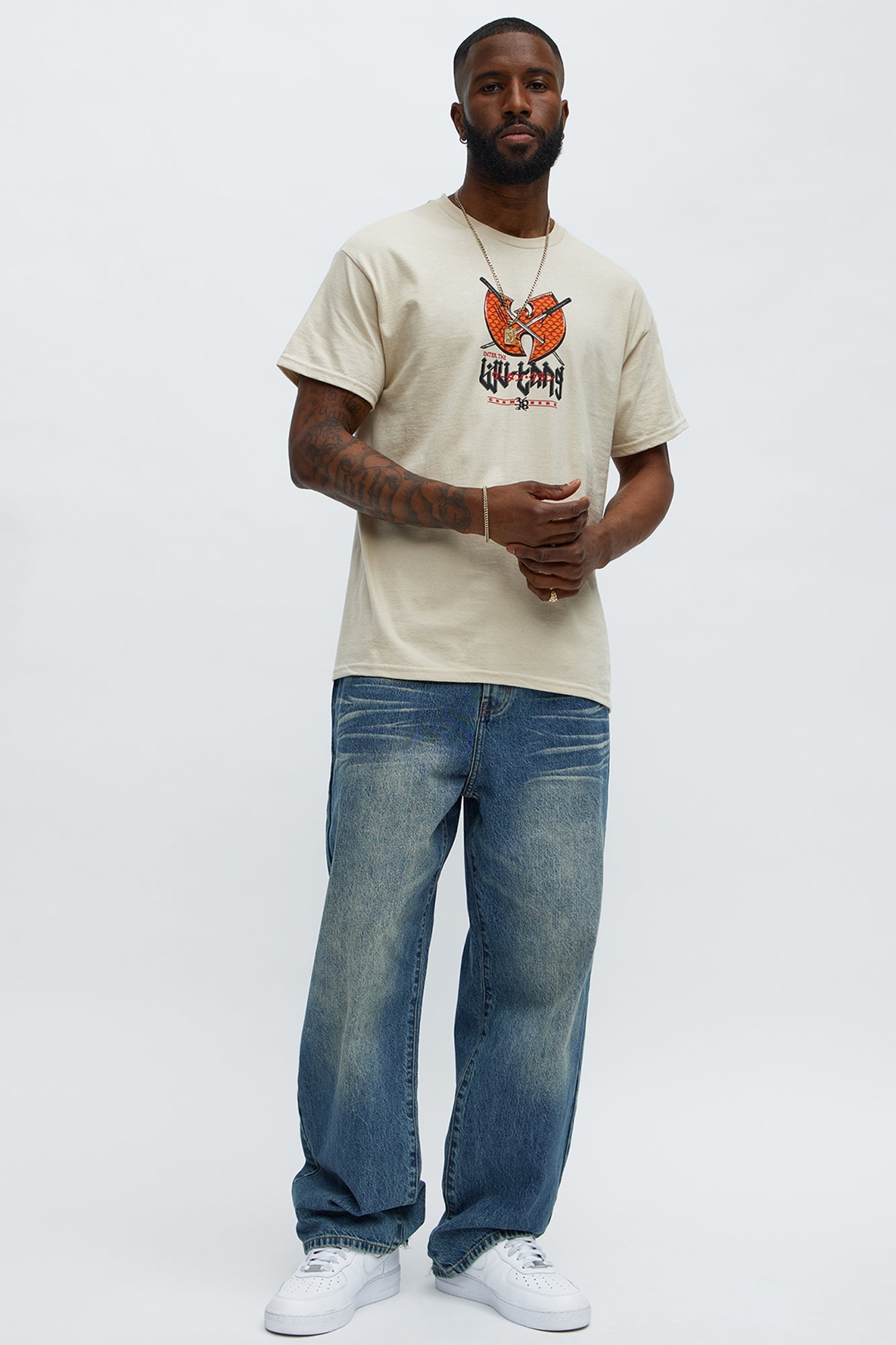Enter The Wu Tang Short Sleeve Tee - Cream