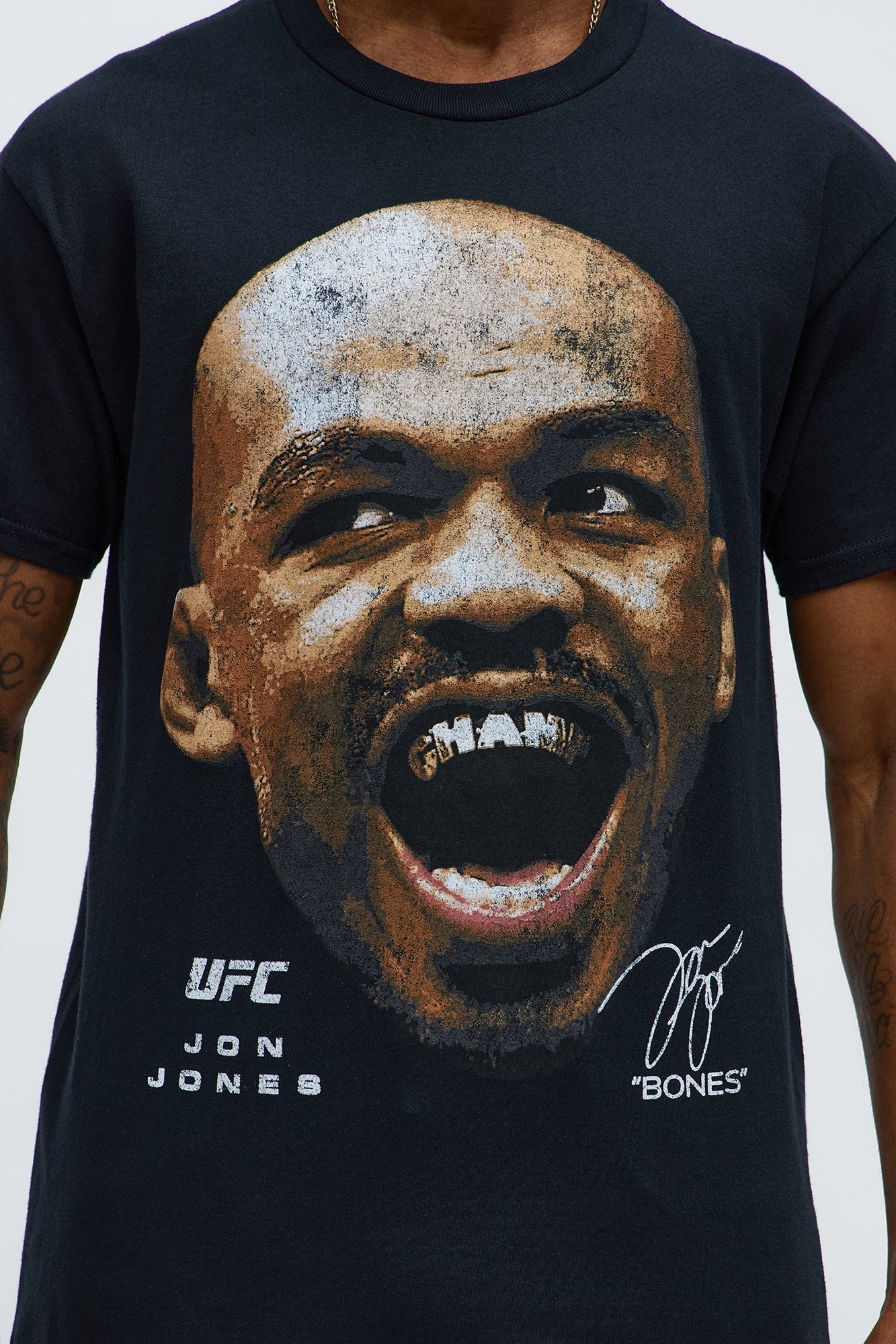 UFC Jon Bones Jones Short Sleeve Tee - Black