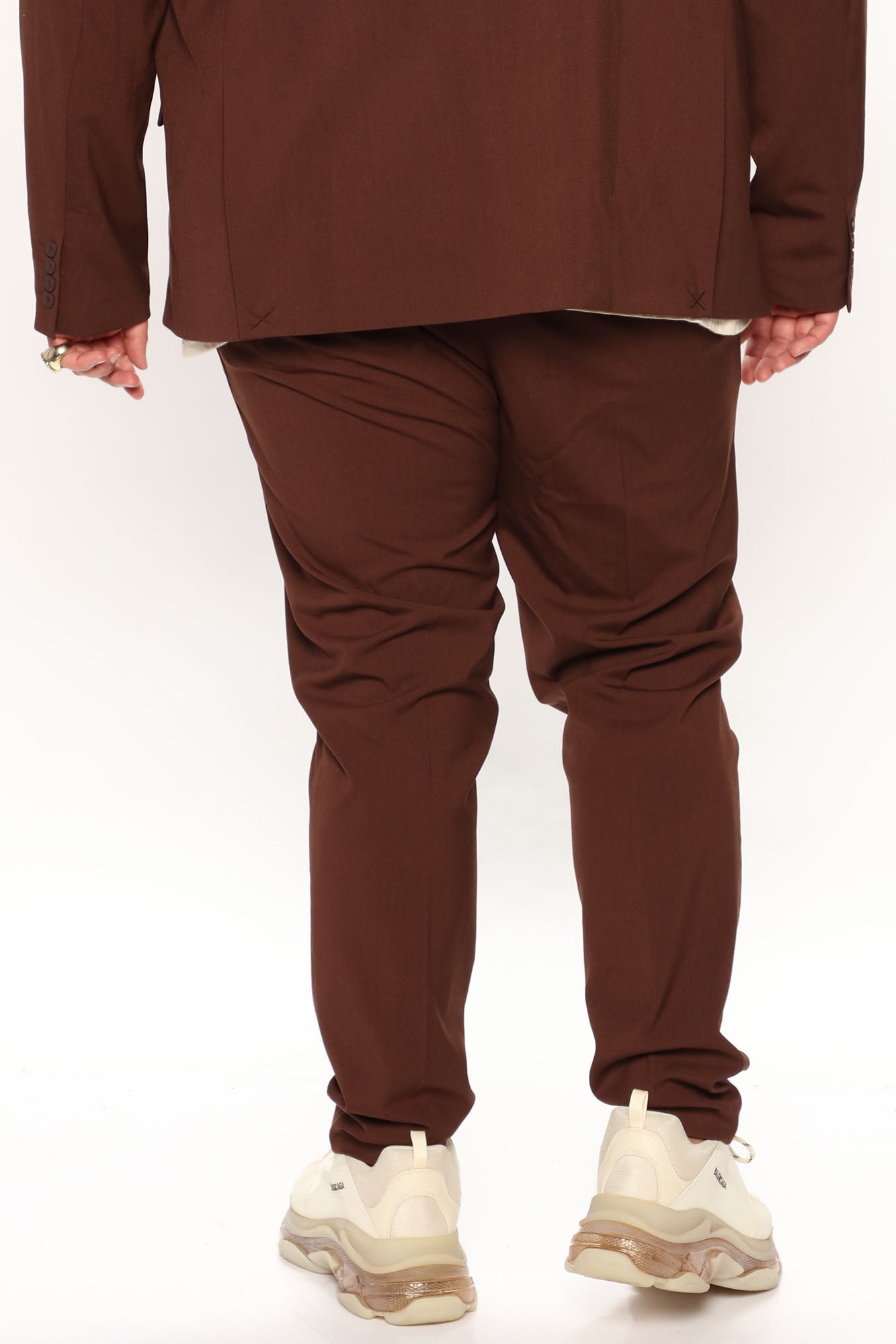 The Modern Stretch Slim Trouser - Brown