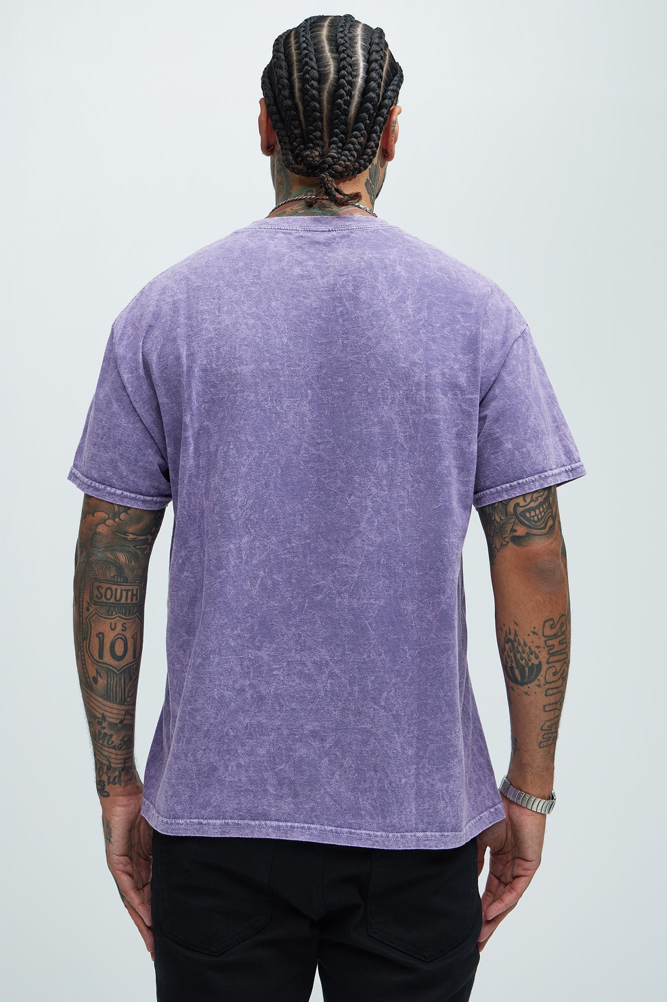 Vincent Van Gogh Irises Short Sleeve Tee - Purple