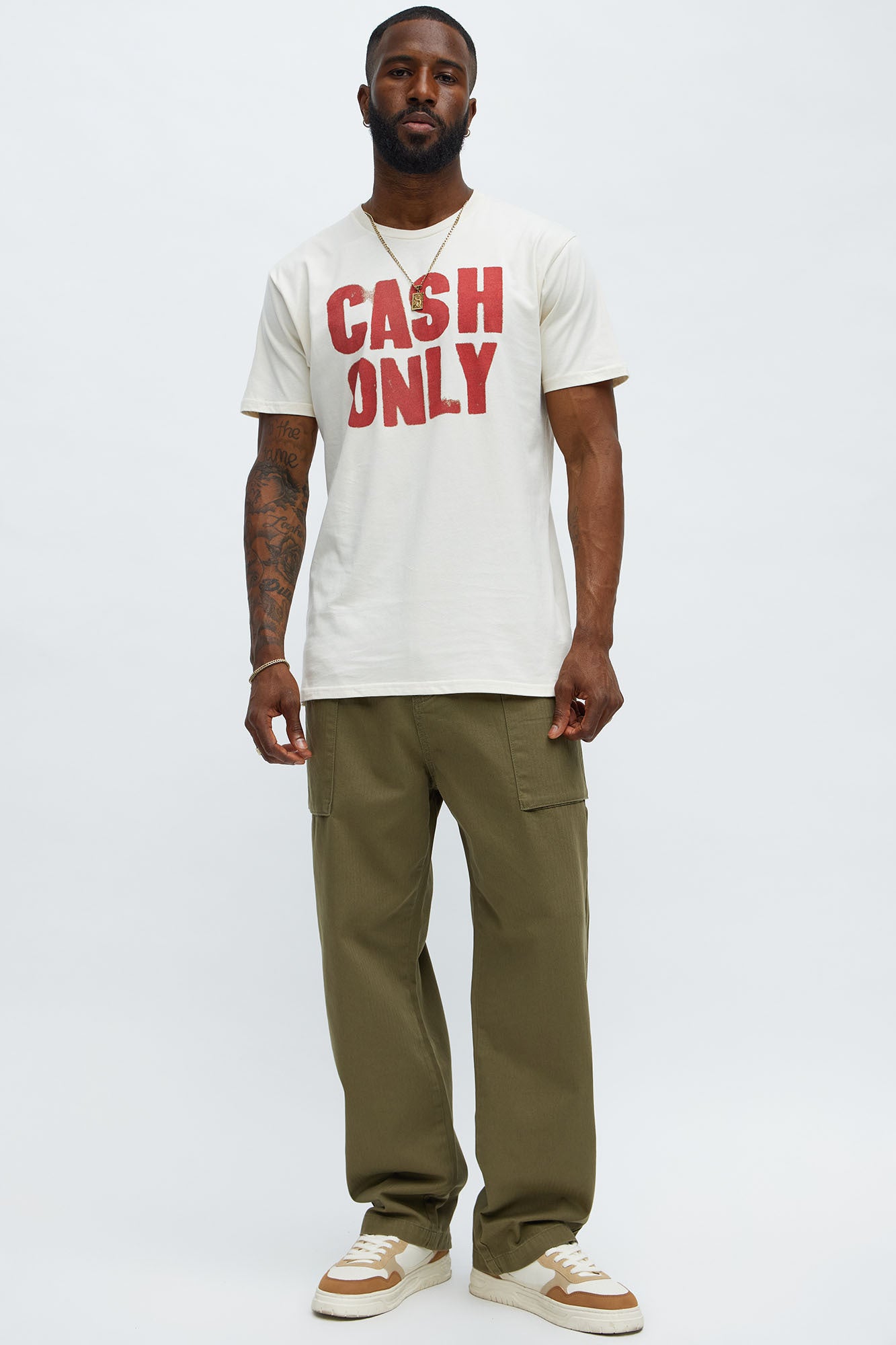 Cash Only Short Sleeve Tee - Off White