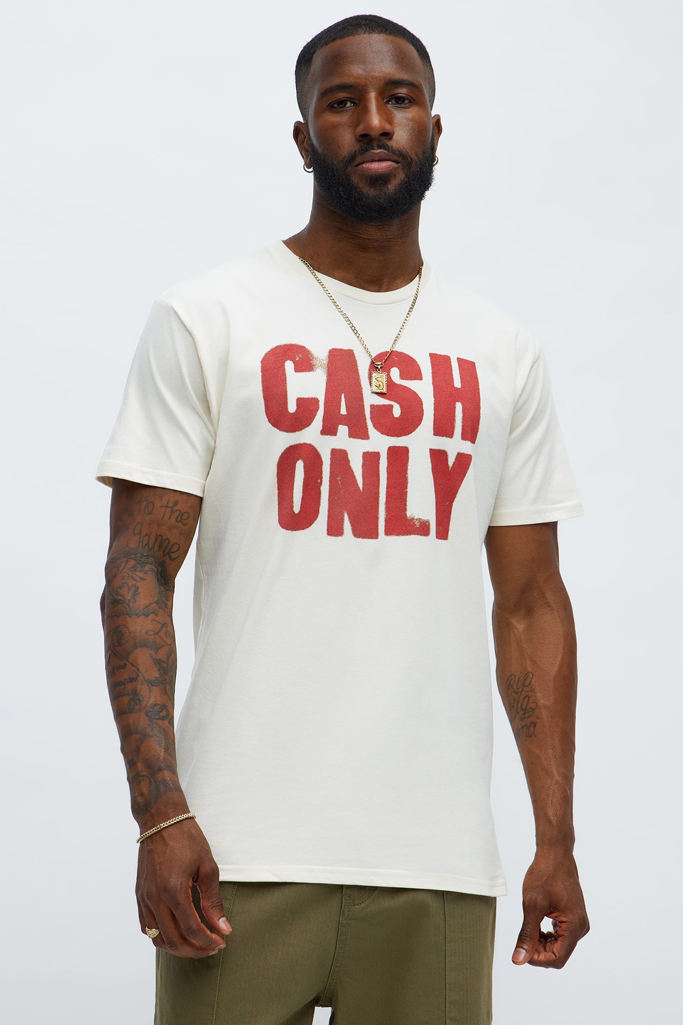 Cash Only Short Sleeve Tee - Off White