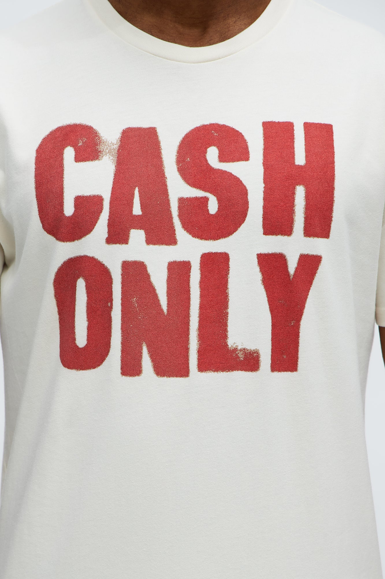 Cash Only Short Sleeve Tee - Off White