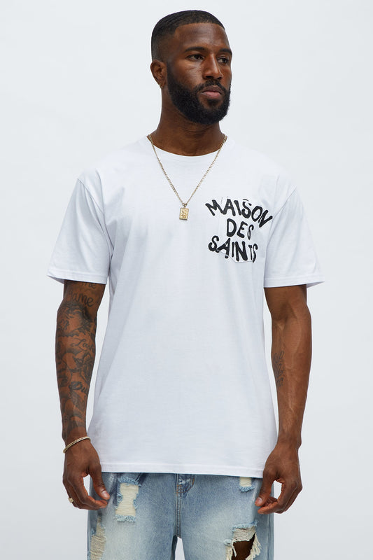 Maison Des Saints Short Sleeve Tee - White