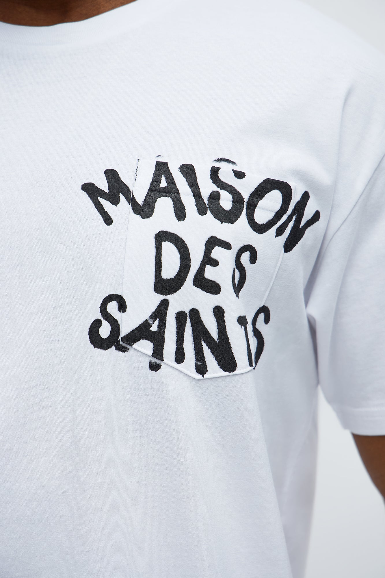 Maison Des Saints Short Sleeve Tee - White