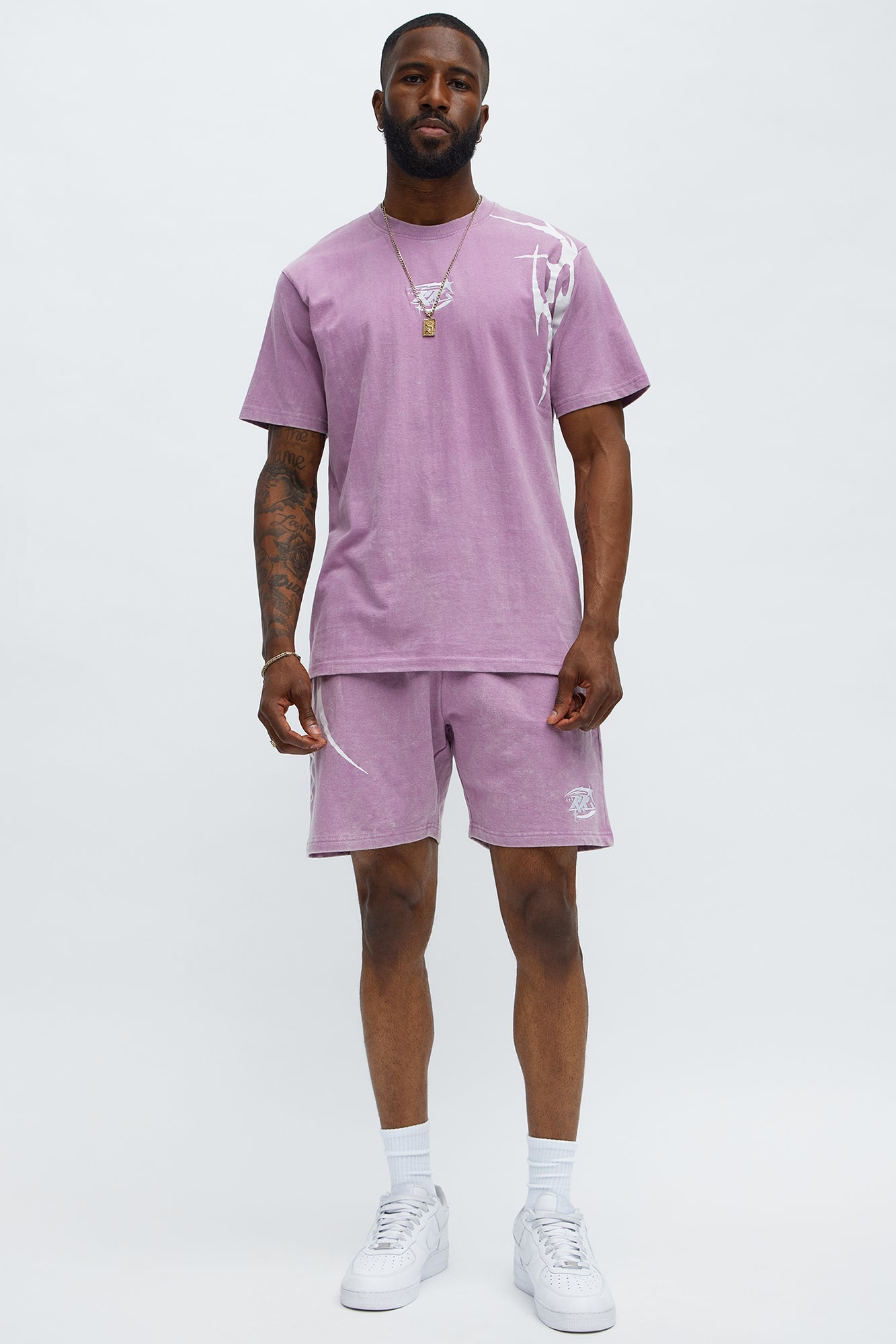 Royalty Rule Sweatshorts - Purple