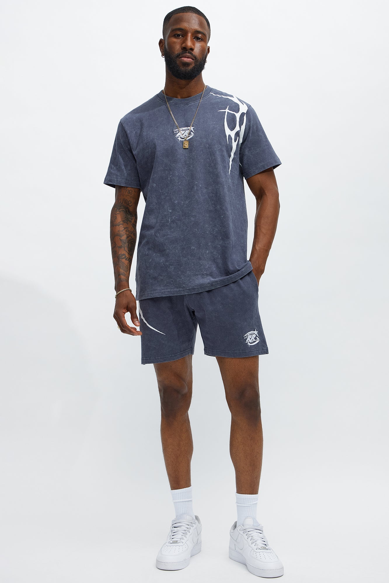 Royalty Rule Short Sleeve Tee - Navy