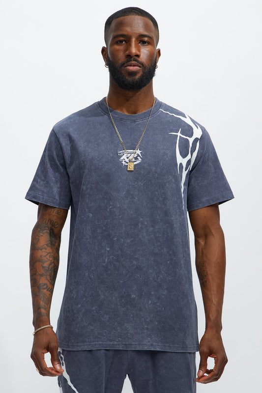 Royalty Rule Short Sleeve Tee - Navy