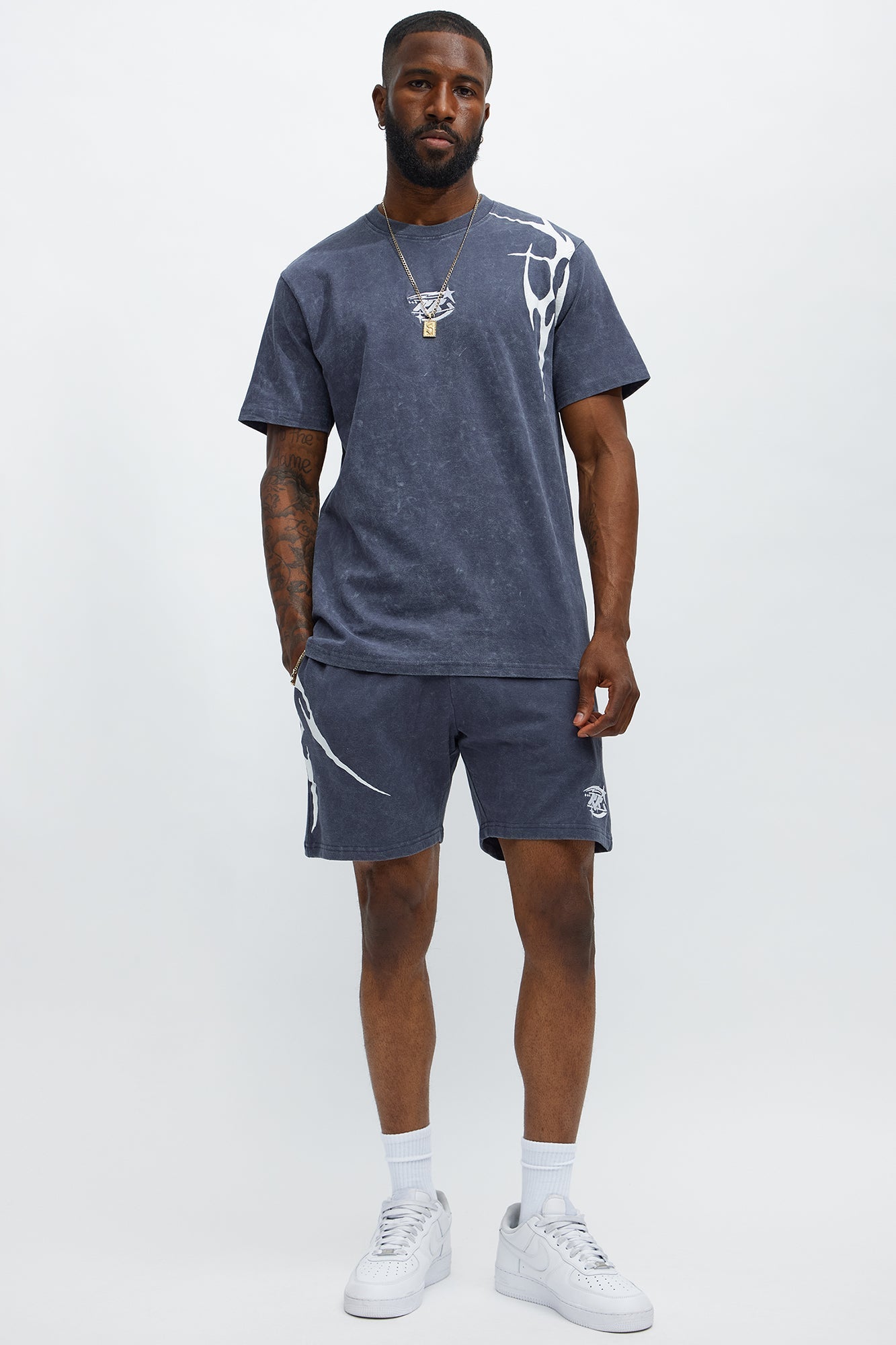 Royalty Rule Sweatshorts - Navy