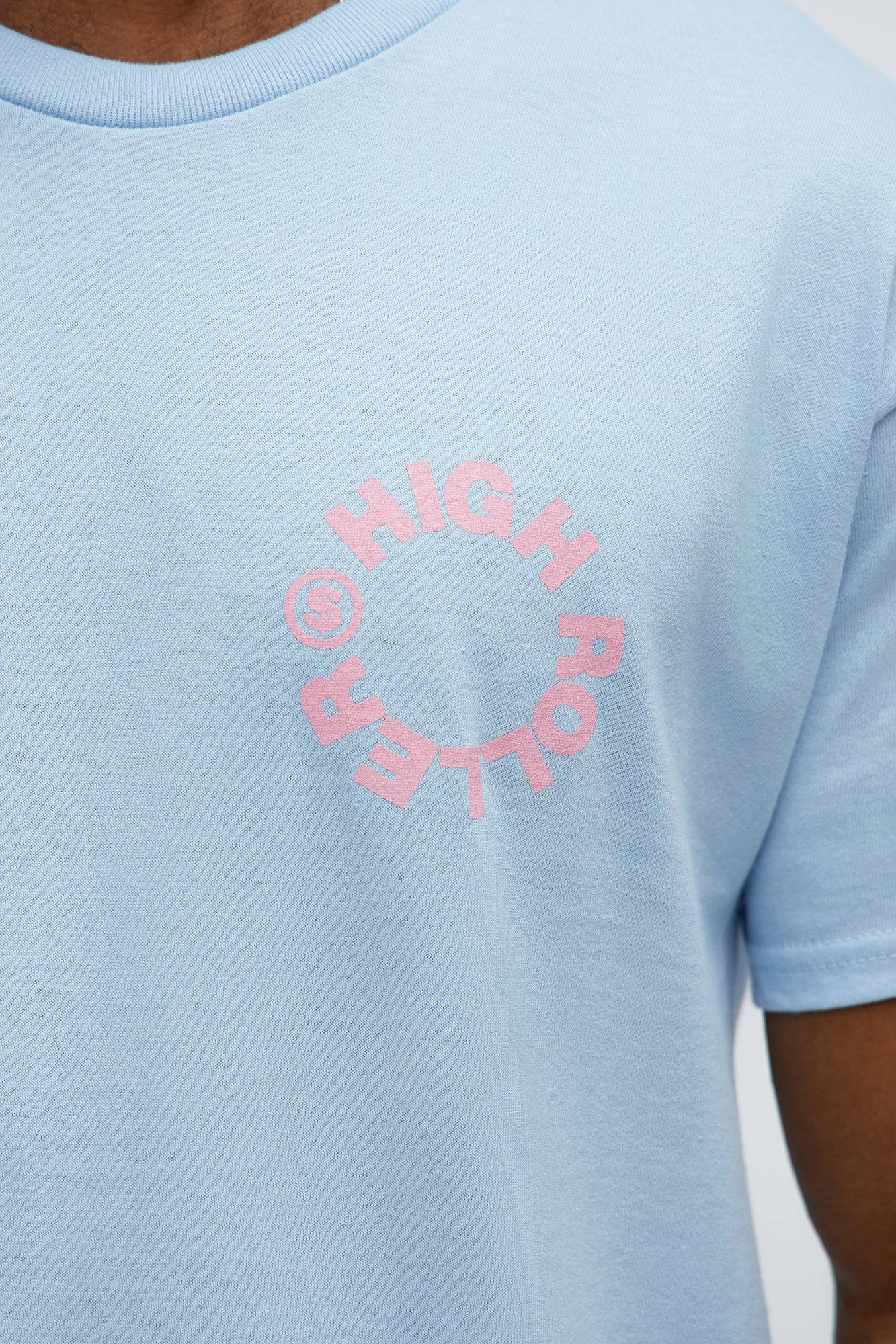 High Rollers Short Sleeve Tee - Light Blue