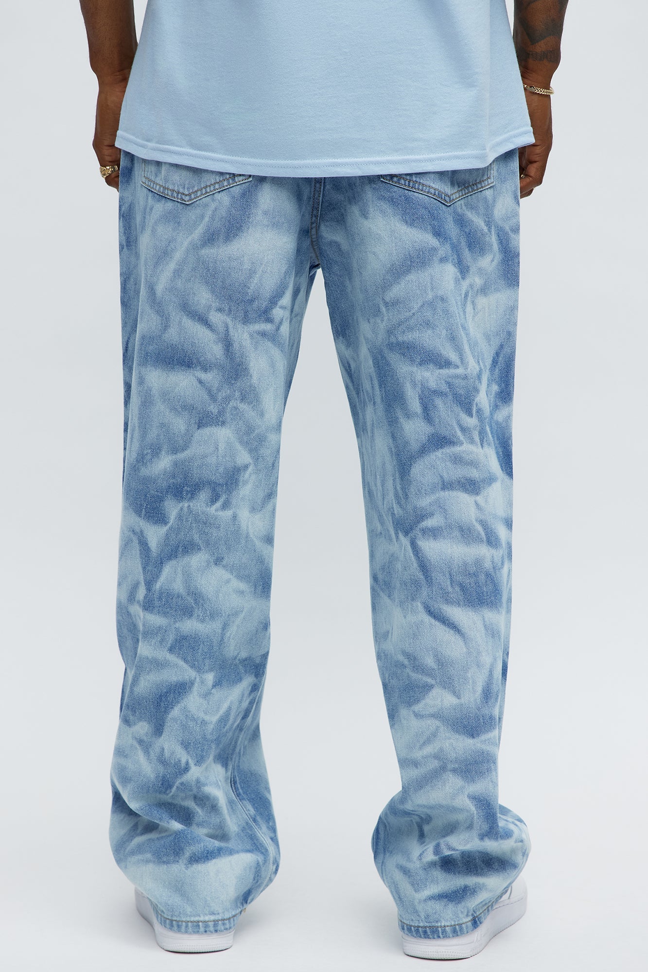 Baggy Get You There Jeans - Light Blue Wash