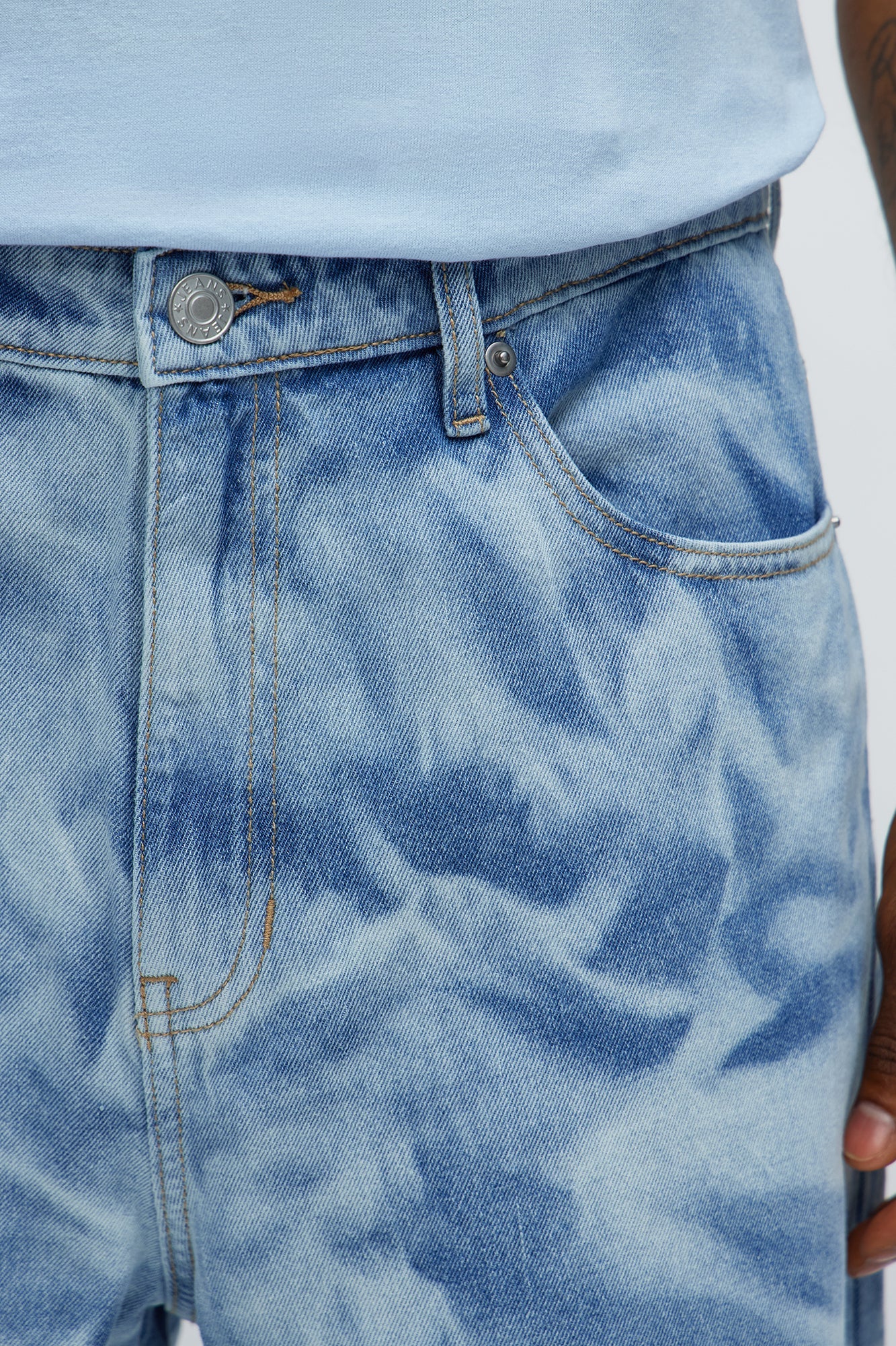 Baggy Get You There Jeans - Light Blue Wash