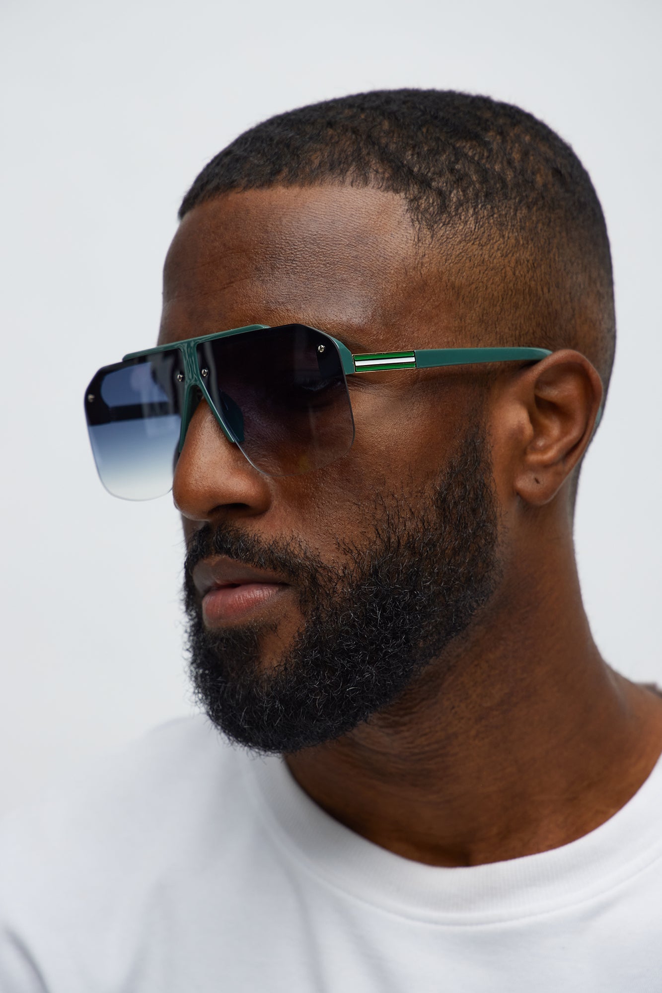 Cairns Shield Glasses - Black/Blue