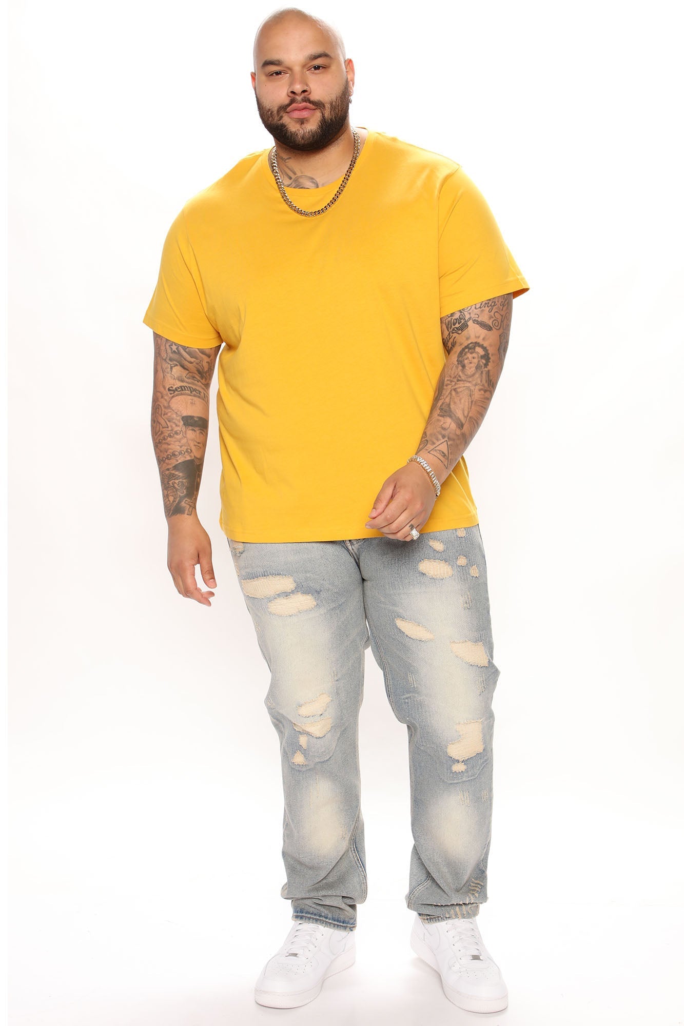 Classic Lightweight Tee - Mustard
