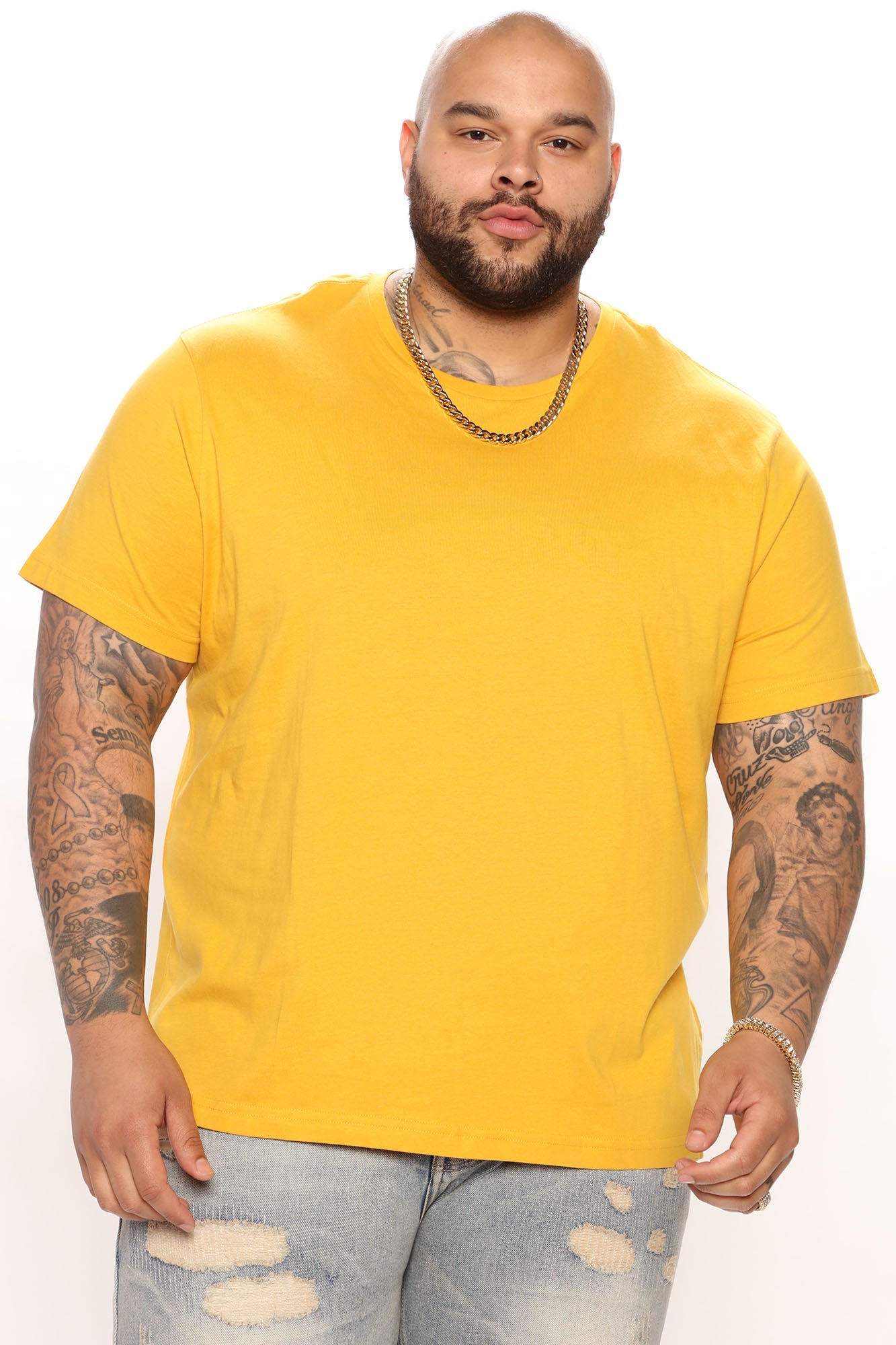 Classic Lightweight Tee - Mustard