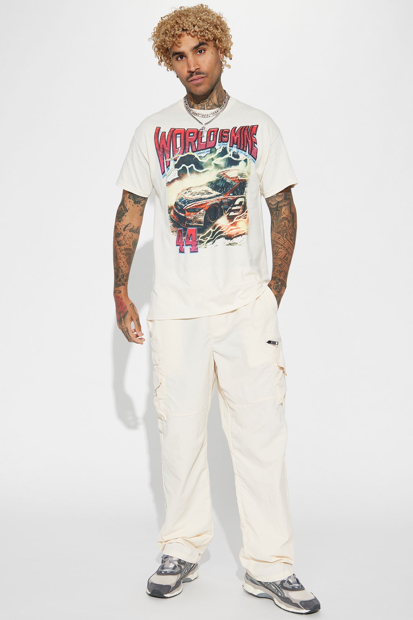World Is Mine 44 Short Sleeve Tee - Off White