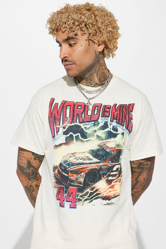 World Is Mine 44 Short Sleeve Tee - Off White
