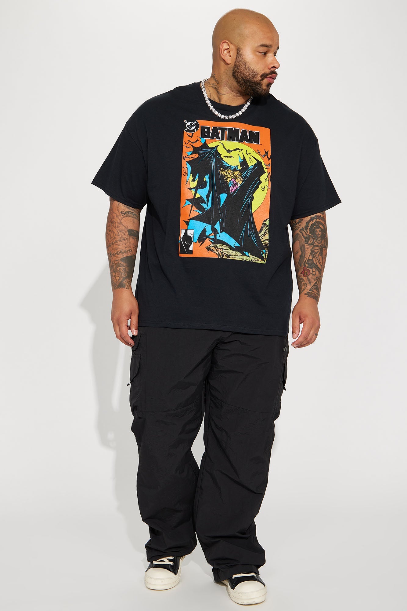 Echo Nylon Straight Cargo Pants - Black