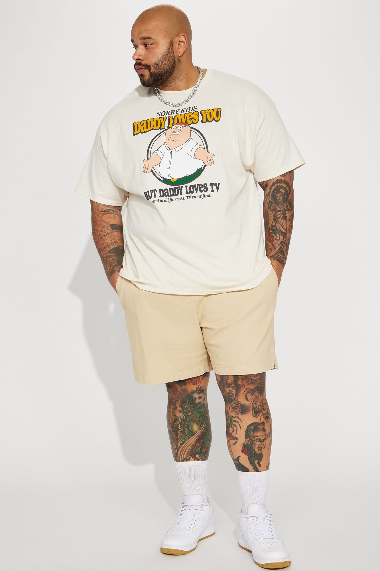 Twill Volley Shorts - Khaki