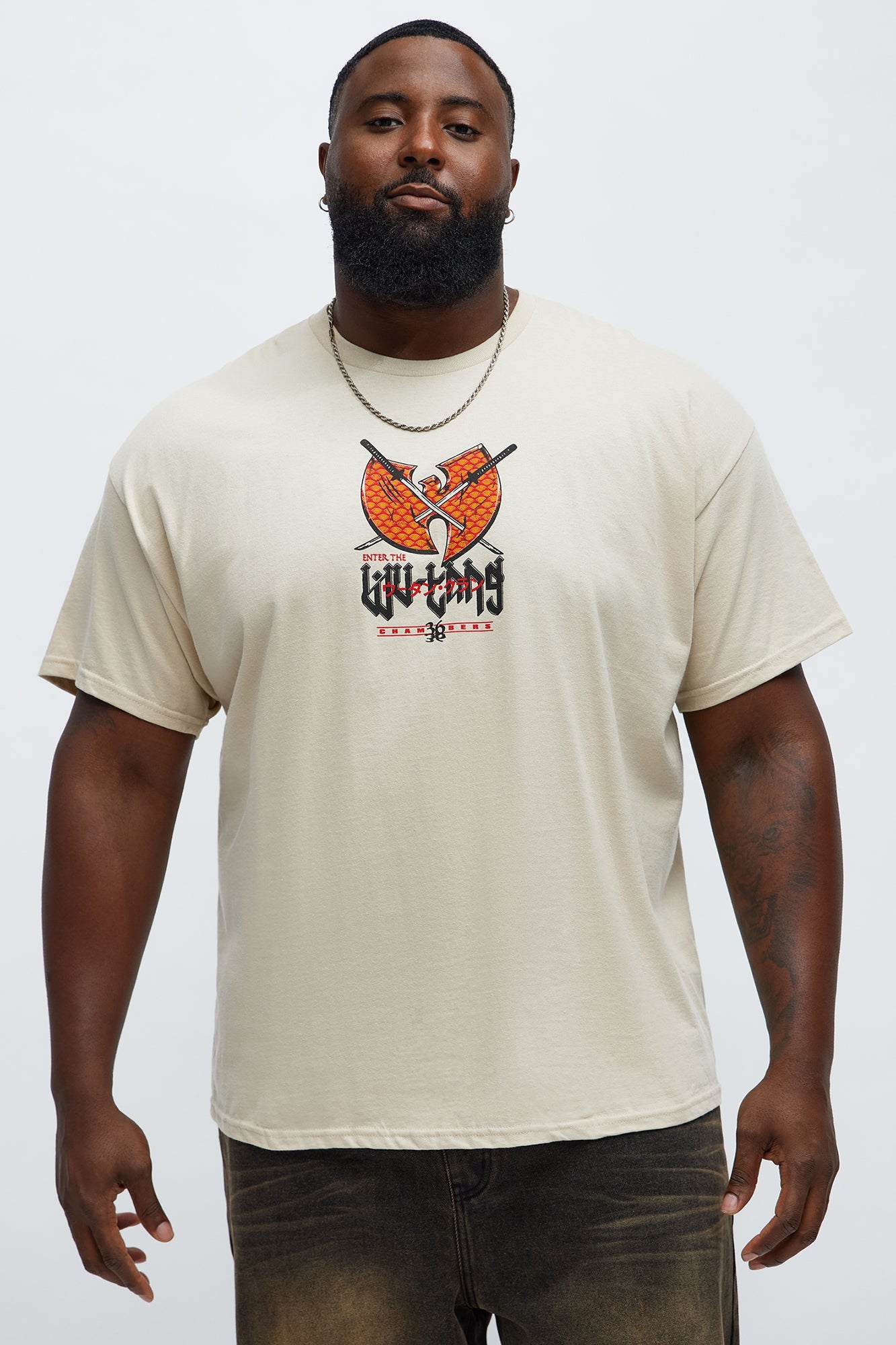 Enter The Wu Tang Short Sleeve Tee - Cream