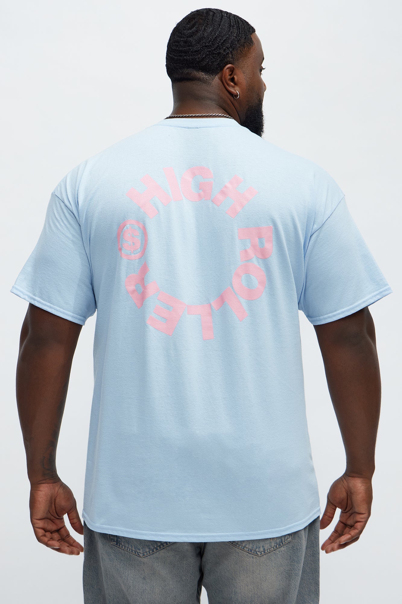 High Rollers Short Sleeve Tee - Light Blue