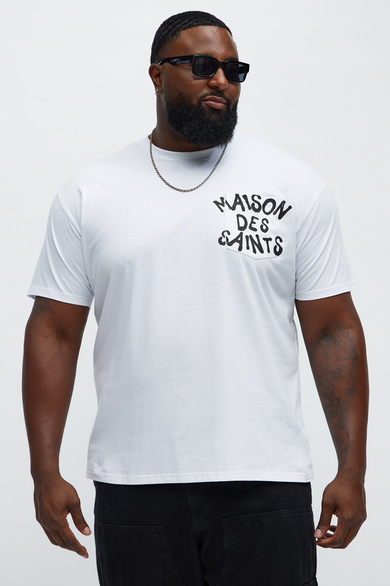 Maison Des Saints Short Sleeve Tee - White