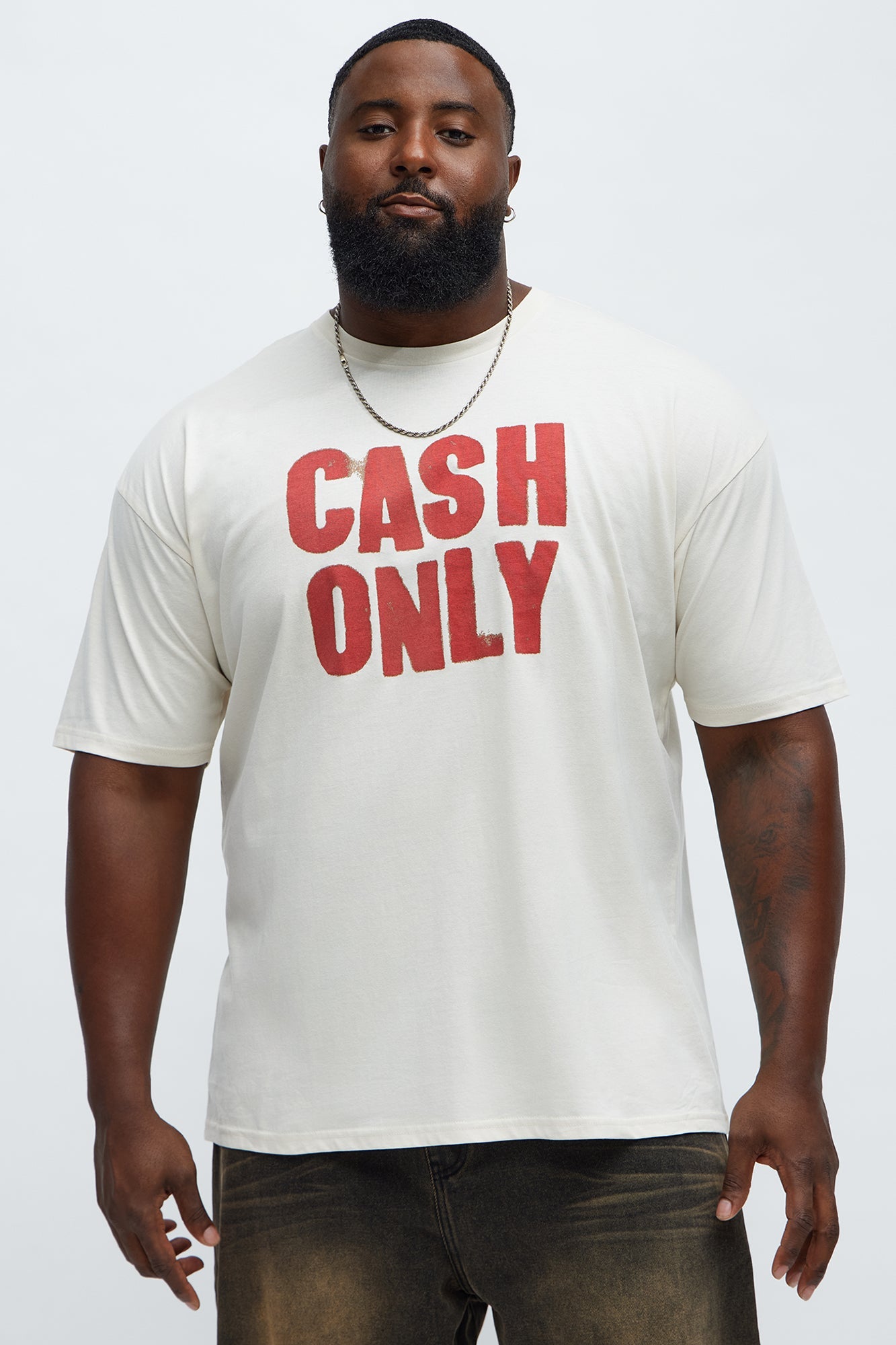 Cash Only Short Sleeve Tee - Off White