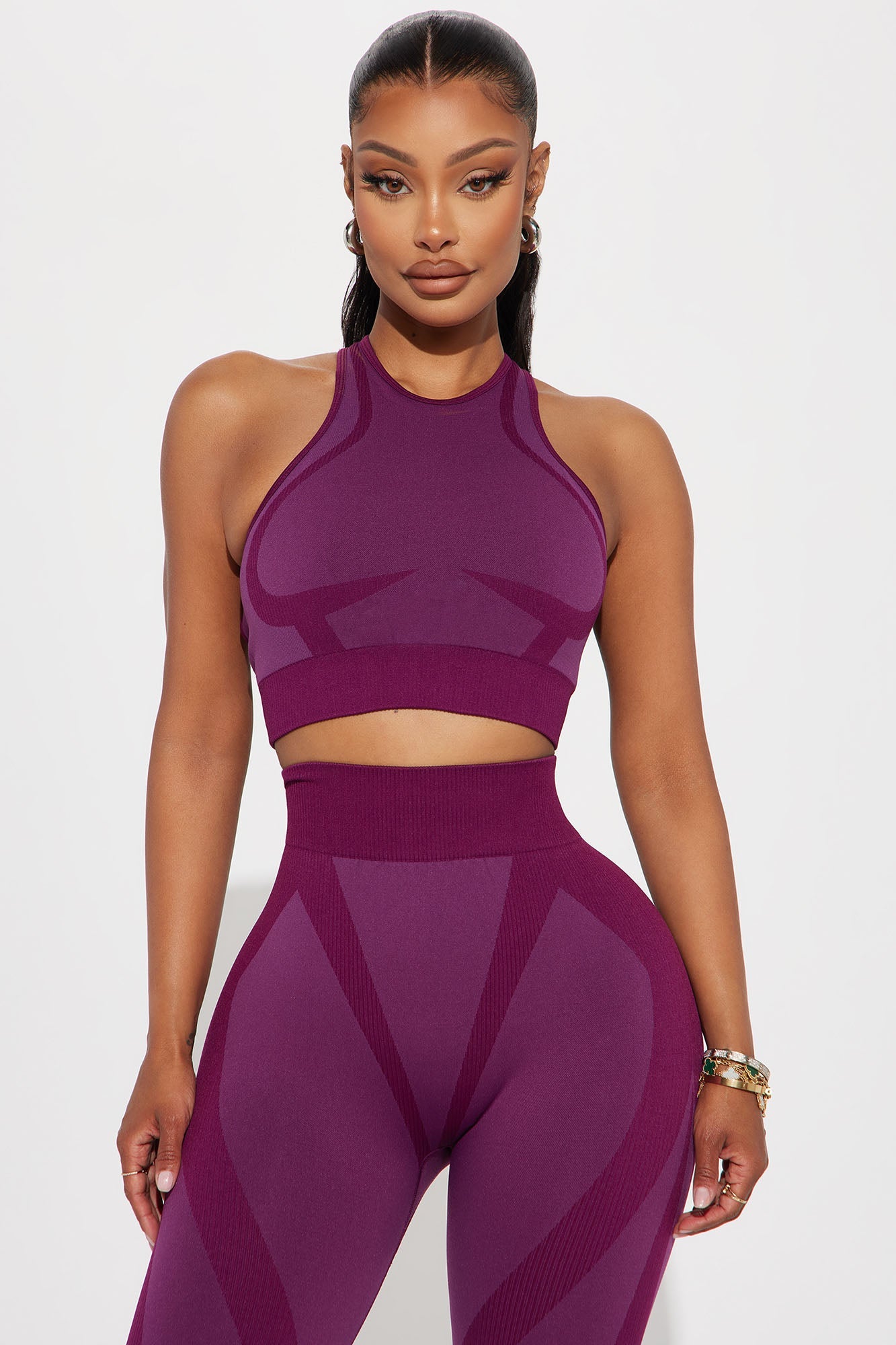 Studio Flex Sports Bra - Plum