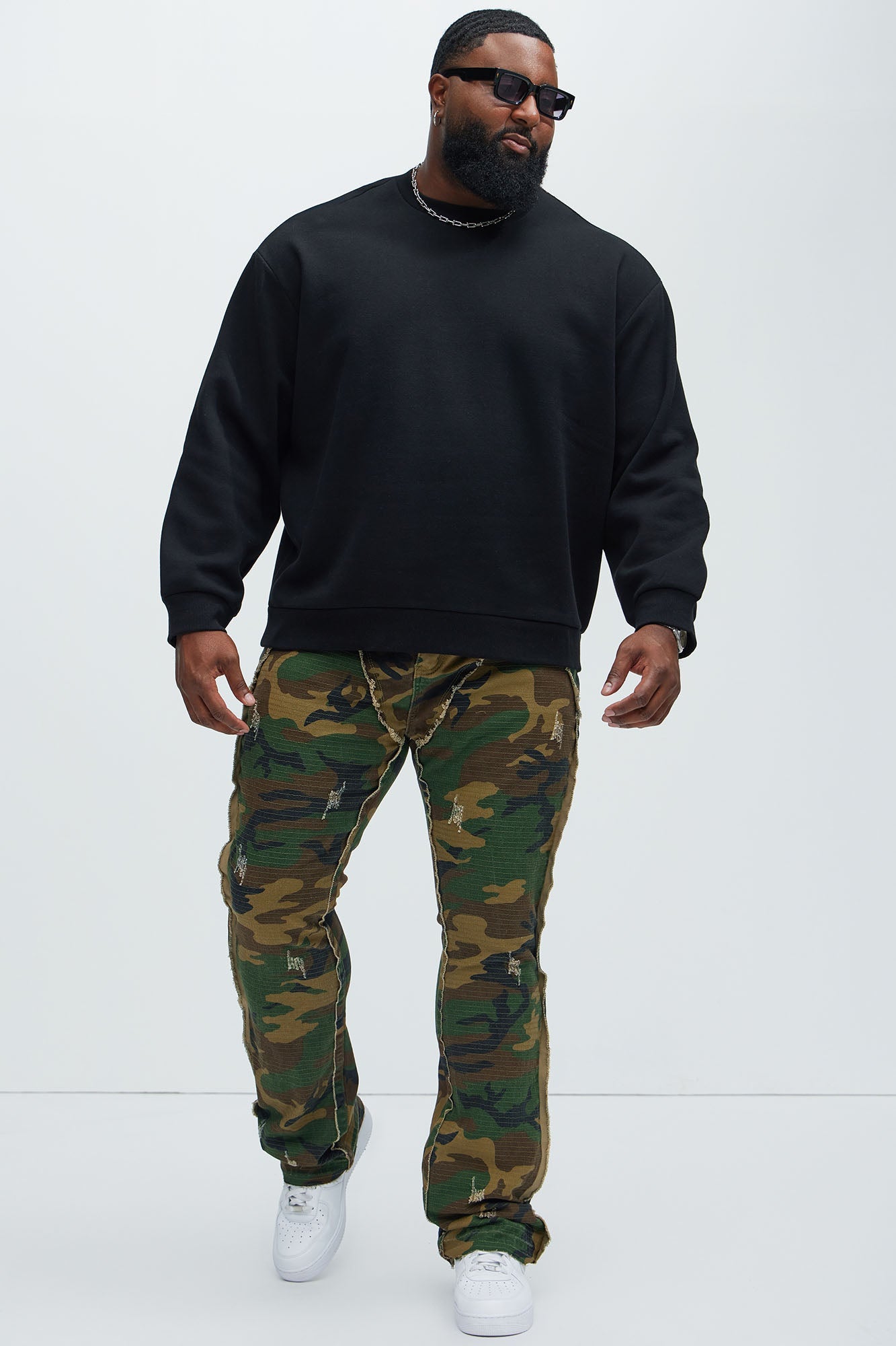 Tyson Crew Neck Sweatshirt - Black